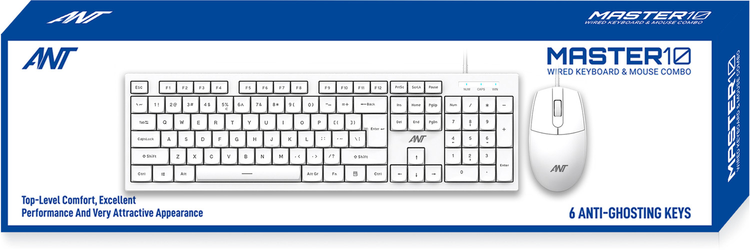 Image of Ant Master 10 Wired Keyboard & Mouse Combo Combo Set