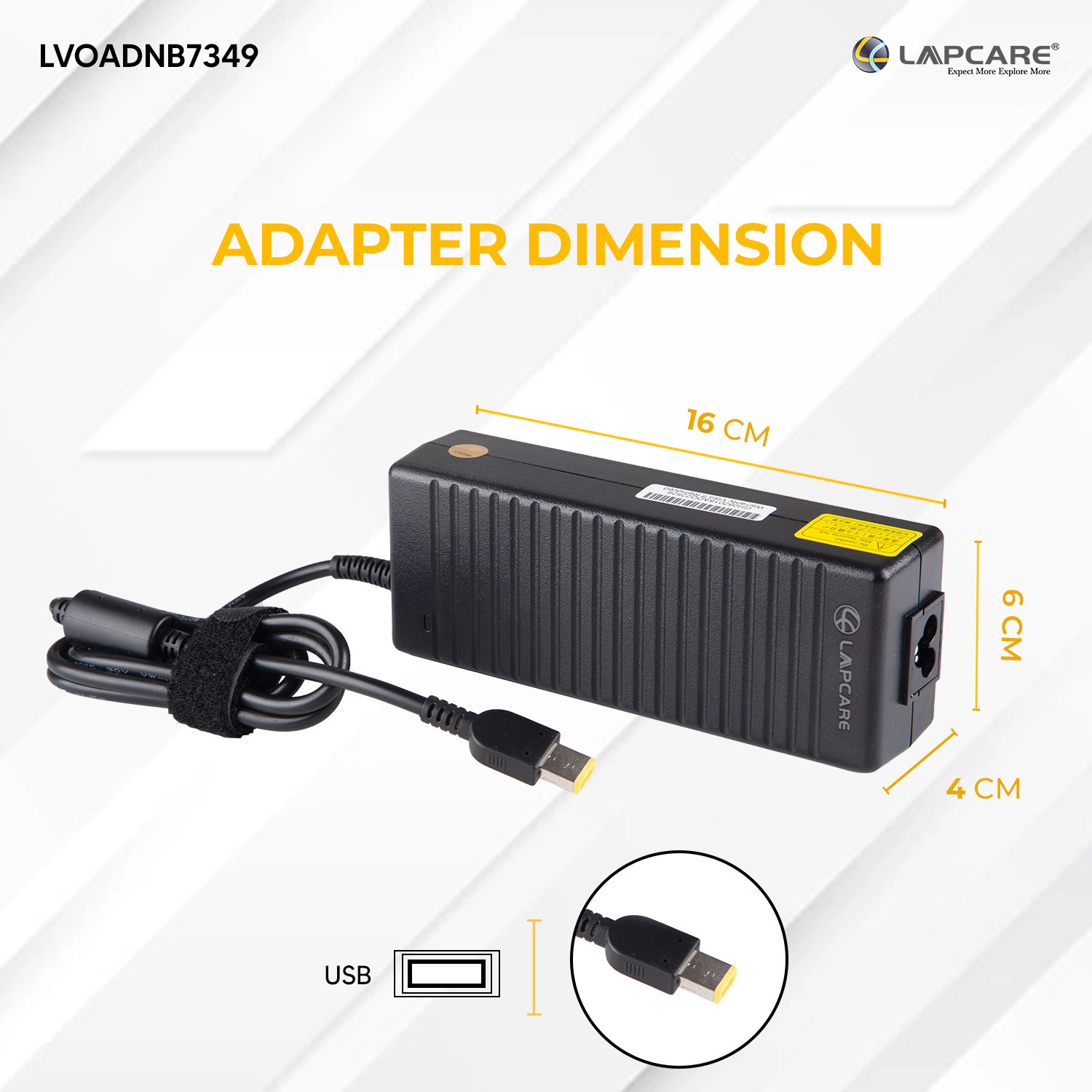 Image of LAPCARE LVOADNB7349 135 W Adapter