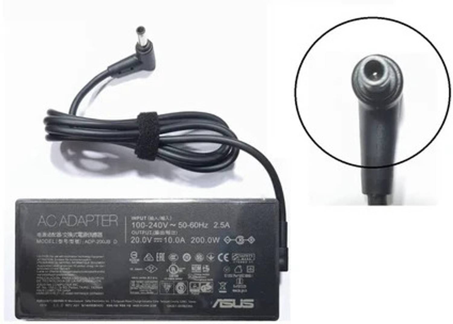 Laptop töltő 120W 19V 6,32A 5,5x2,5mm készlet ASUS laptopokhoz