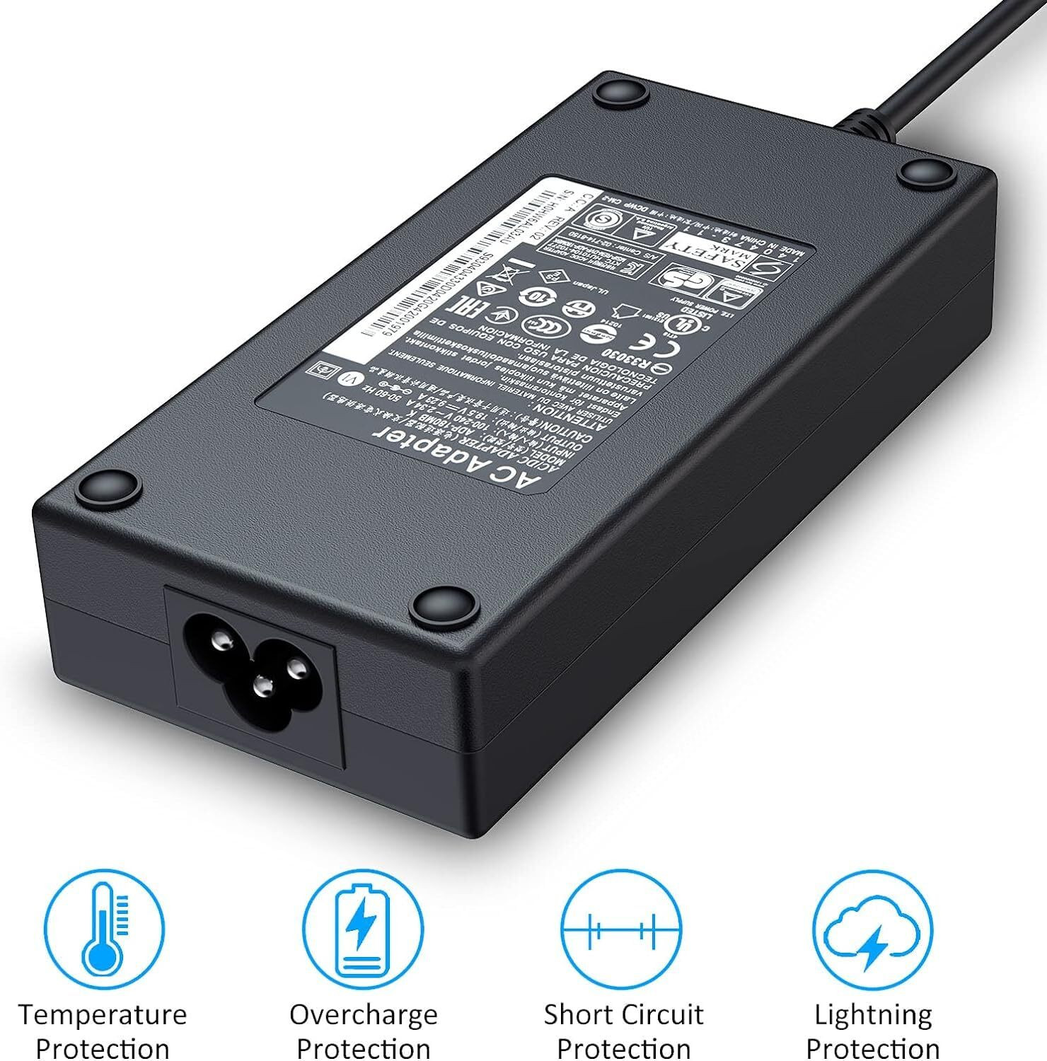 Image of Techie Replacement For Acer Nitro 5 N18C3 N18C4 Gaming Laptop Charger 180 W Adapter