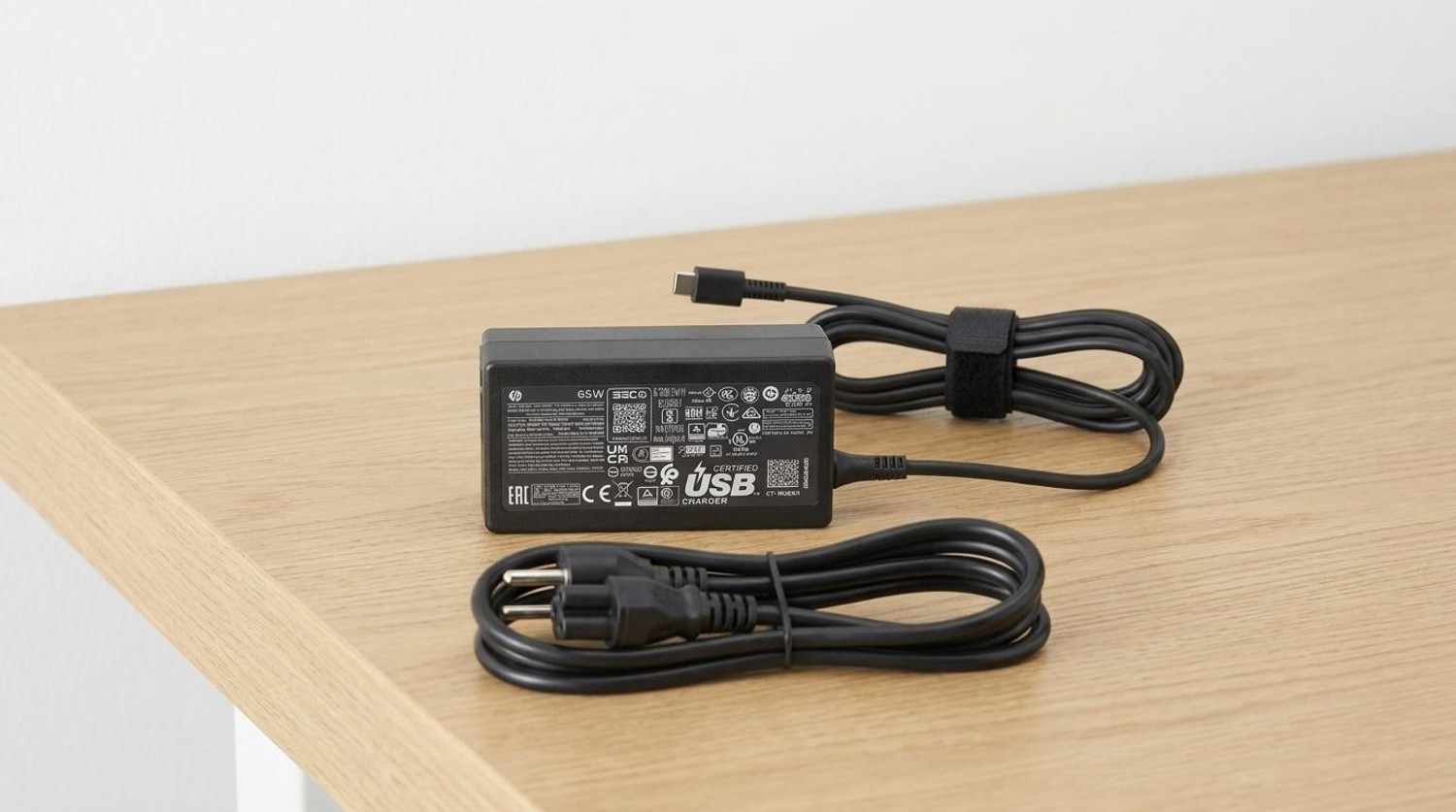 Image of HP 65 Watt Type-C Laptop Power Adapter for Spectre X360 13 / Spectre X2 65 W Adapter