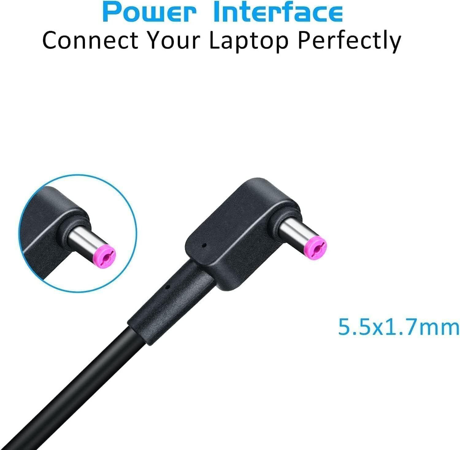 Image of R&I 135W Replacement Laptop AC Charger Power Adapter Compatible with Acer Nitro5 135 W Adapter