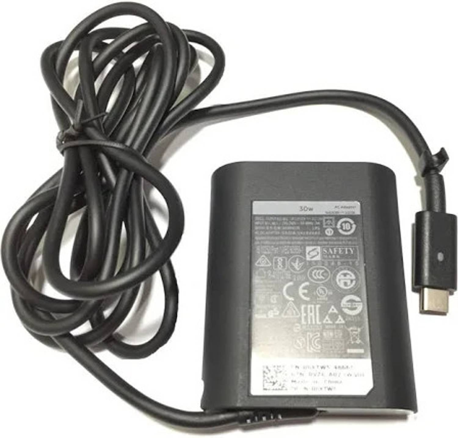 DELL Genuine 30W USB Type-C AC Adapter for XPS 13 (9365) 30 W