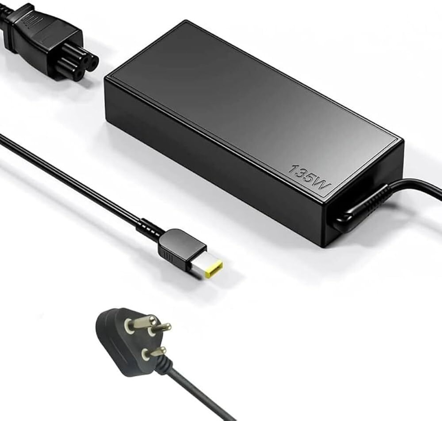 Image of Lenovo 135W Laptop Charger 20V 6.75A with Yellow Square Connector 135 W Adapter
