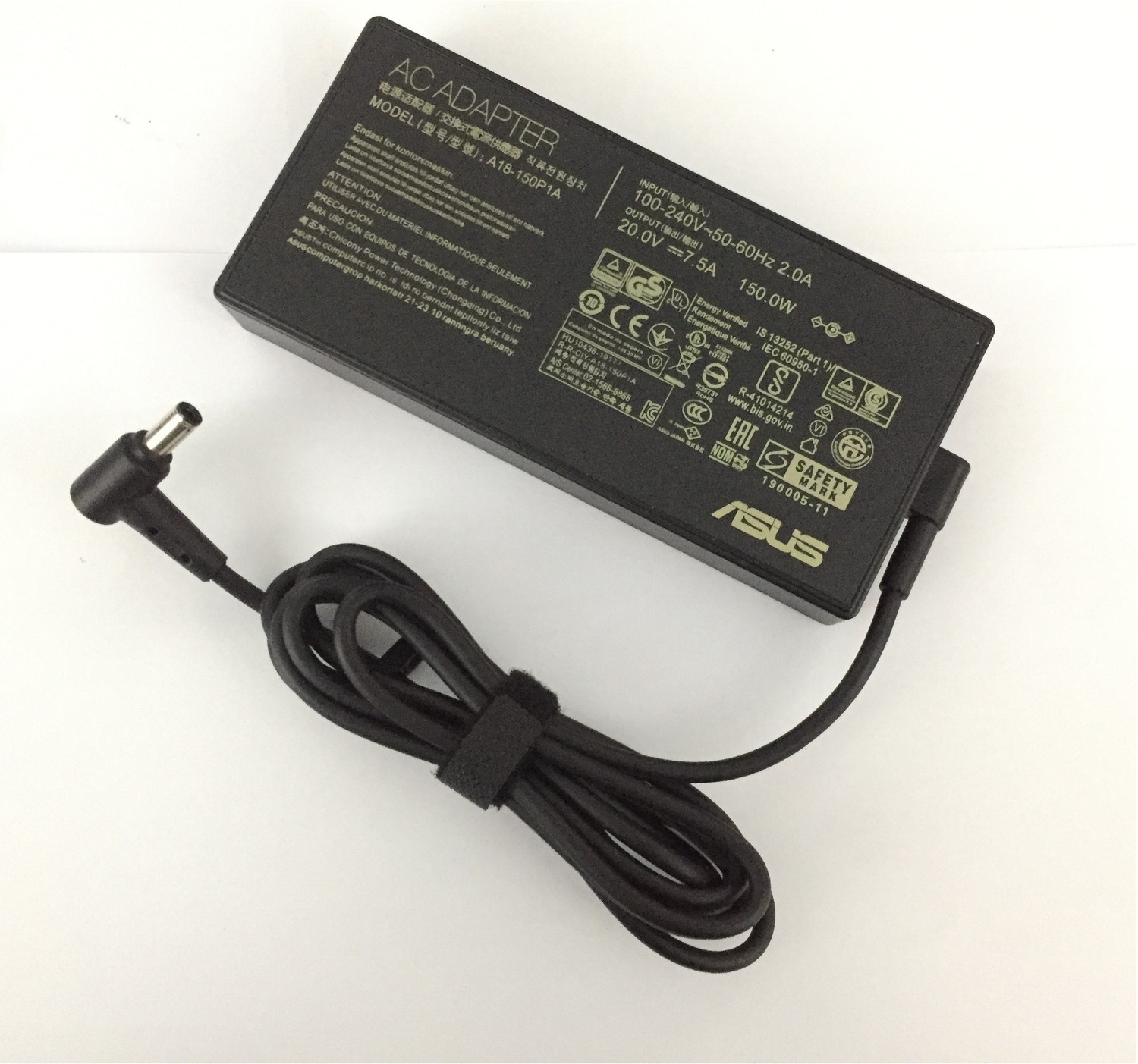 Image of ASUS AU028T FX705DD-AU032T FX705DD-AU033T FX705DD-AU059T FX505GT 20V /7.5A 6.0*3.7 PIN 150 W Adapter