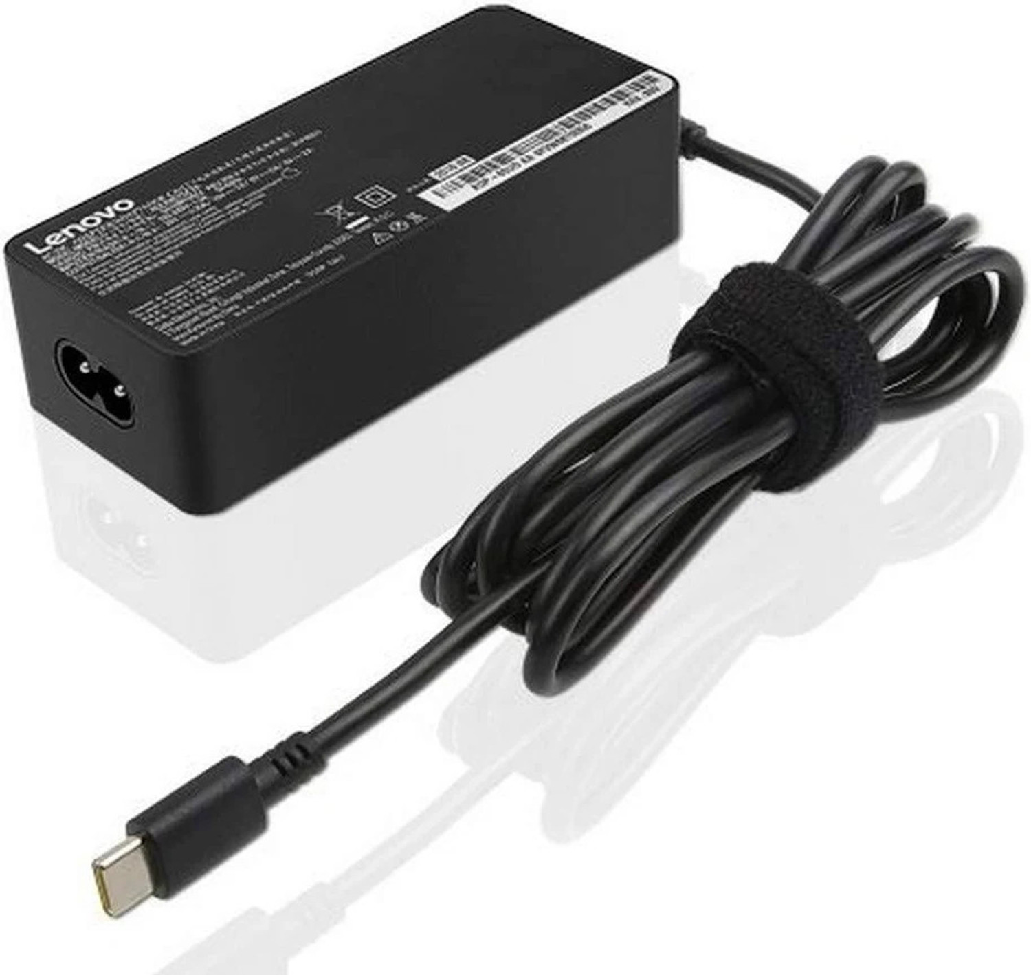 Image of Lenovo Original 65W 20V 3.25A Type-C Laptop Charger Adapter with Power Cord 65 W Adapter