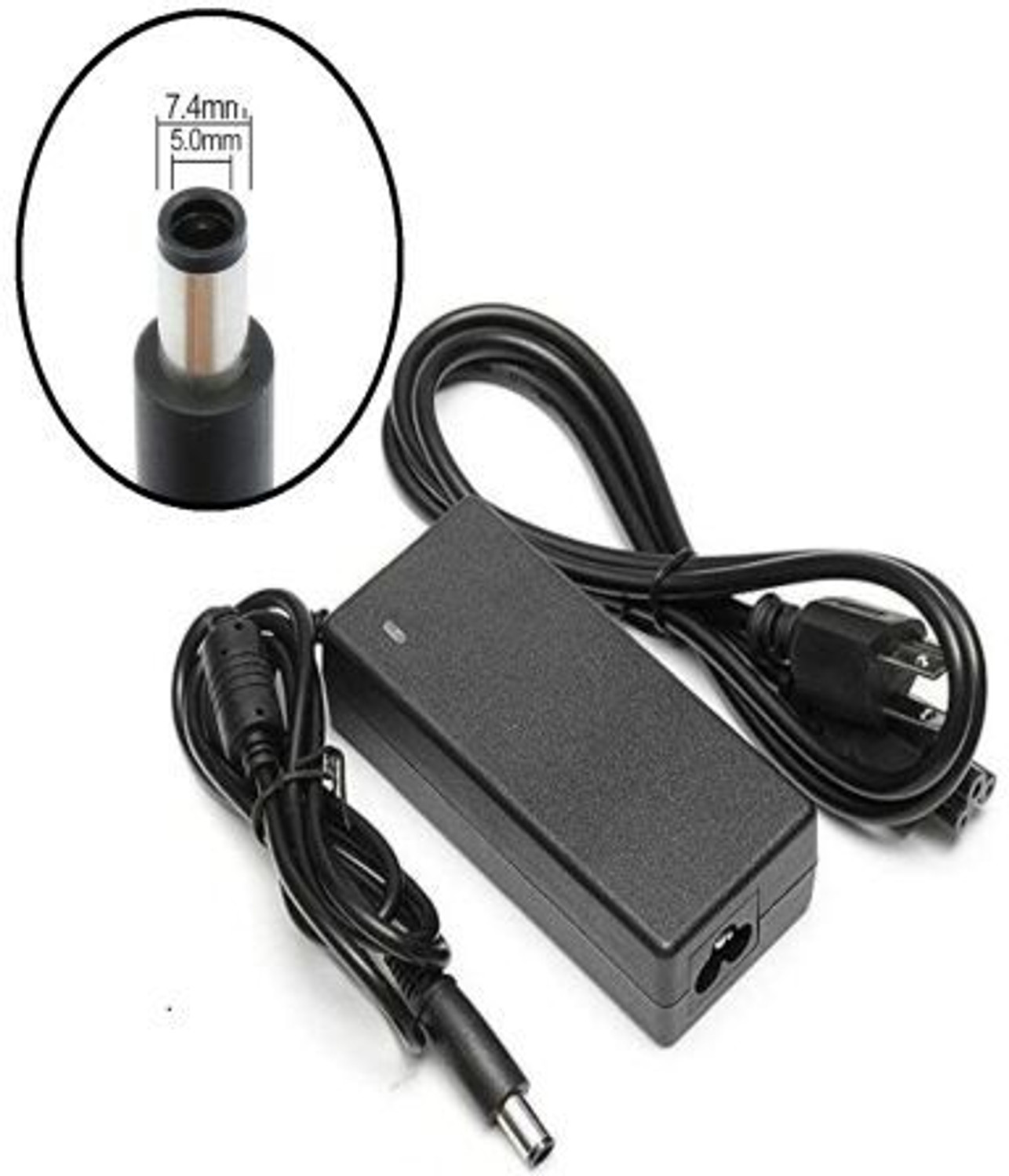 Image of DELL 65W Laptop Charger | Big Pin (7.4mm x 5.0mm) | 19.5V, 3.34A AC Power Adapter 65 W Adapter