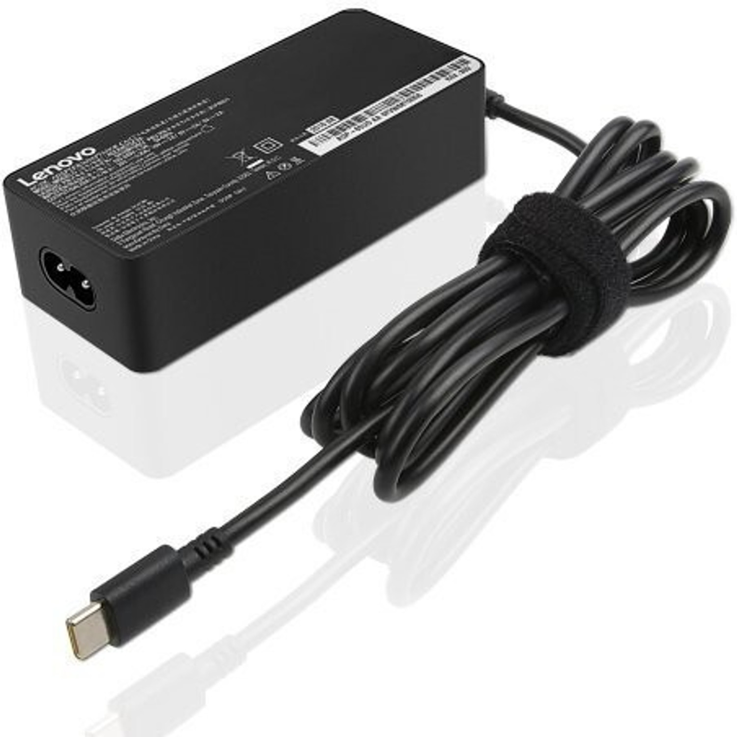 Image of Lenovo 65W 20V 3.25A Standard USB Type-C AC Adapter Charger - 4X20M26274 3.25 W Adapter (Power Cord Included)