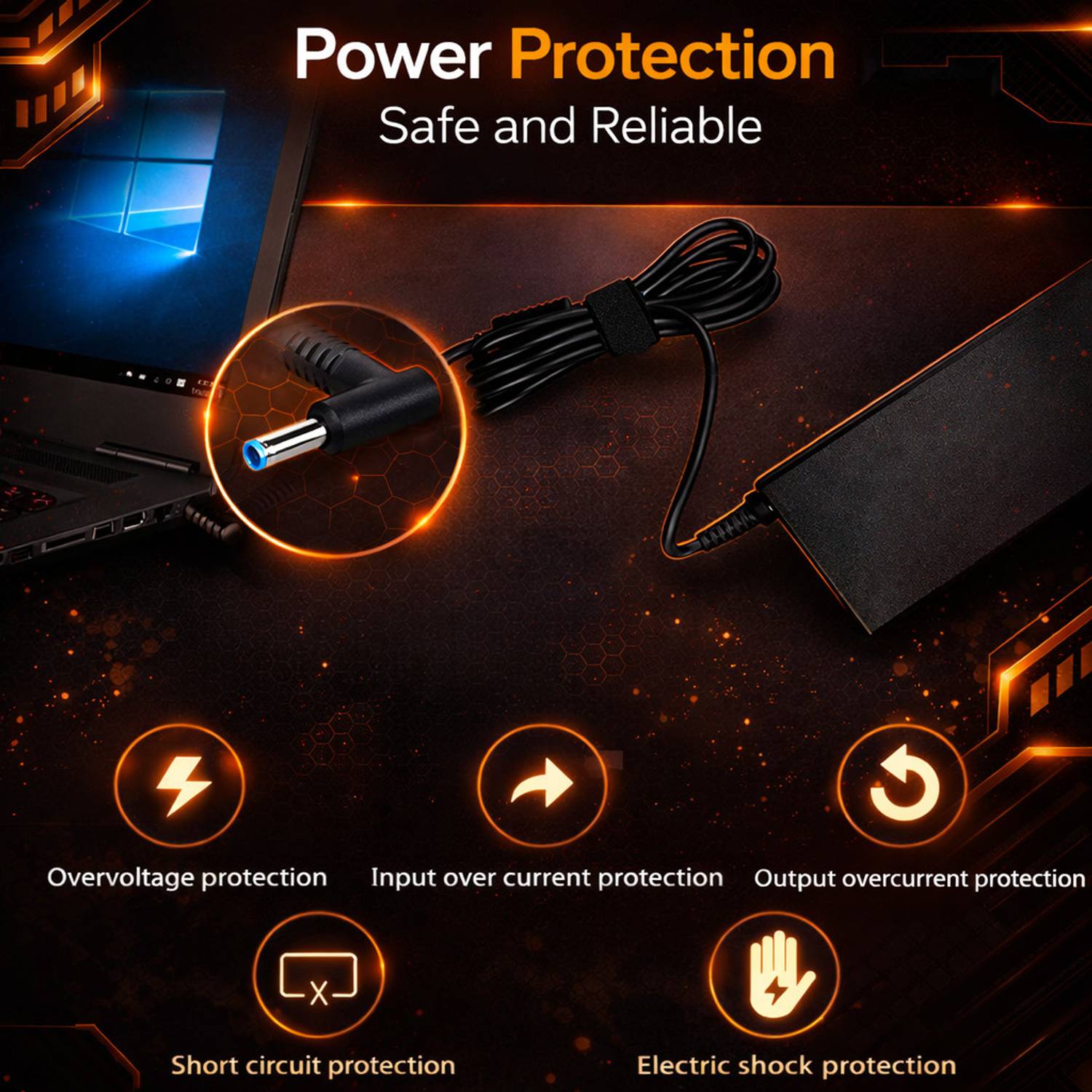 Techie HP Pavilion Gaming 15 Charger 120W - Image 3
