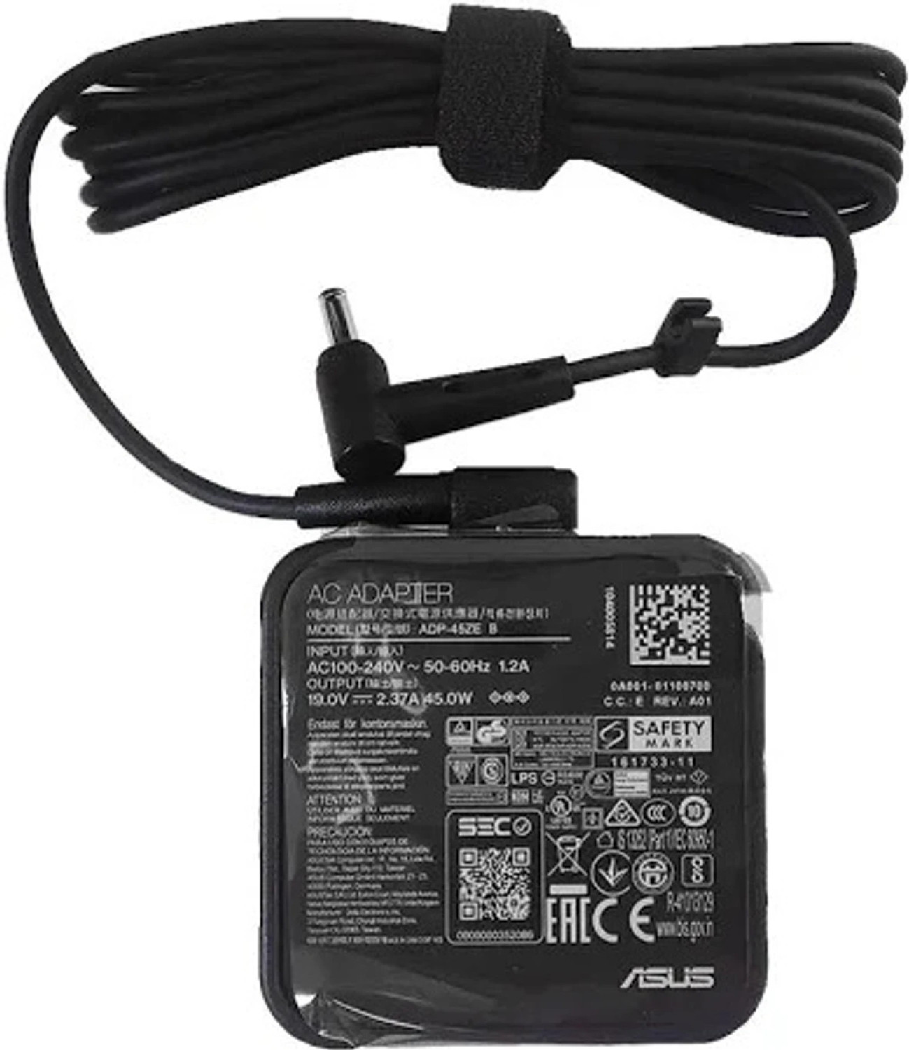 Image of ASUS 19V 2.37A 45W Laptop Adapter Charger for Pin Size - 4.0mm x 1.35mm 45 W Adapter
