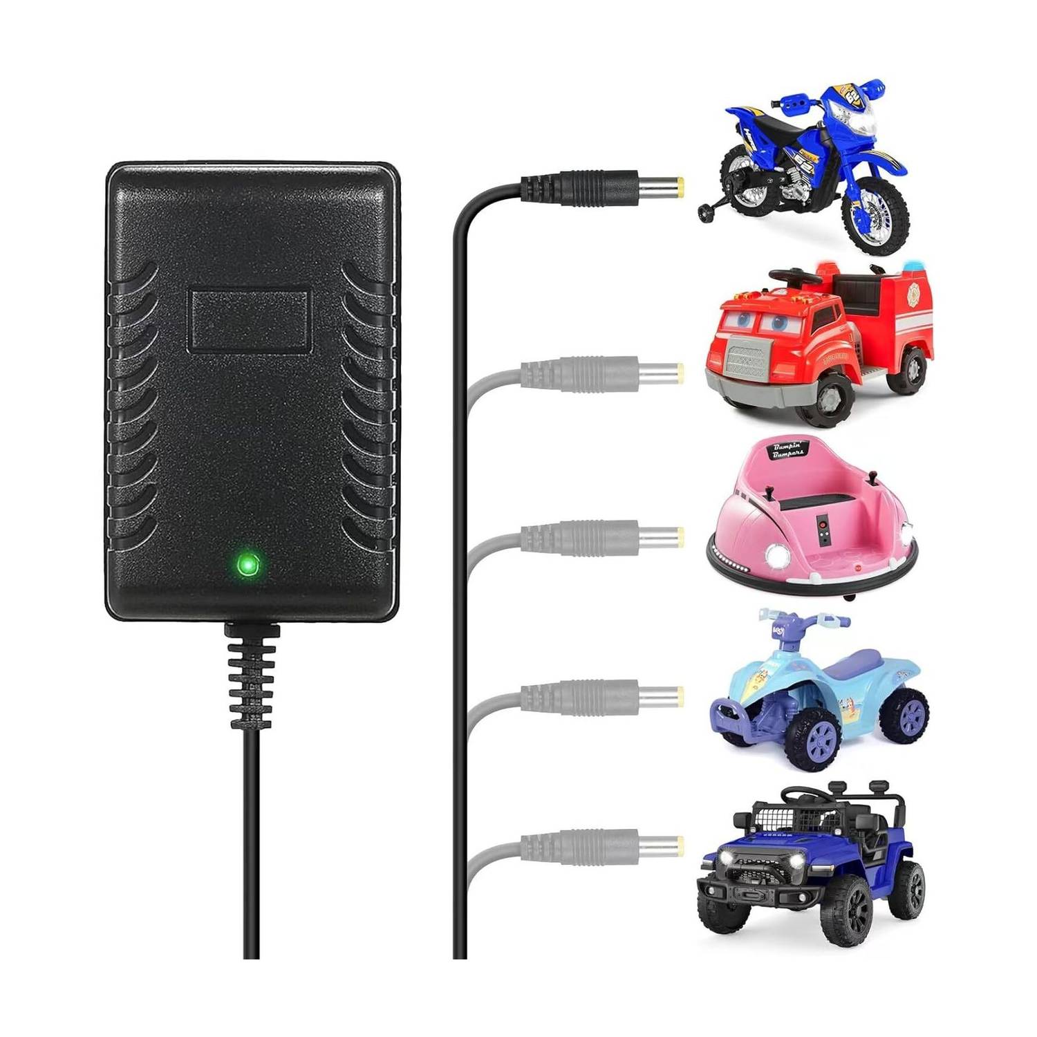 BALRAMA (With Auto Cut) Kids Toy Car Charger Adaptor 12V For Kids Electric Car Bike Jeep Power Supply Electronic Hobby Kit
