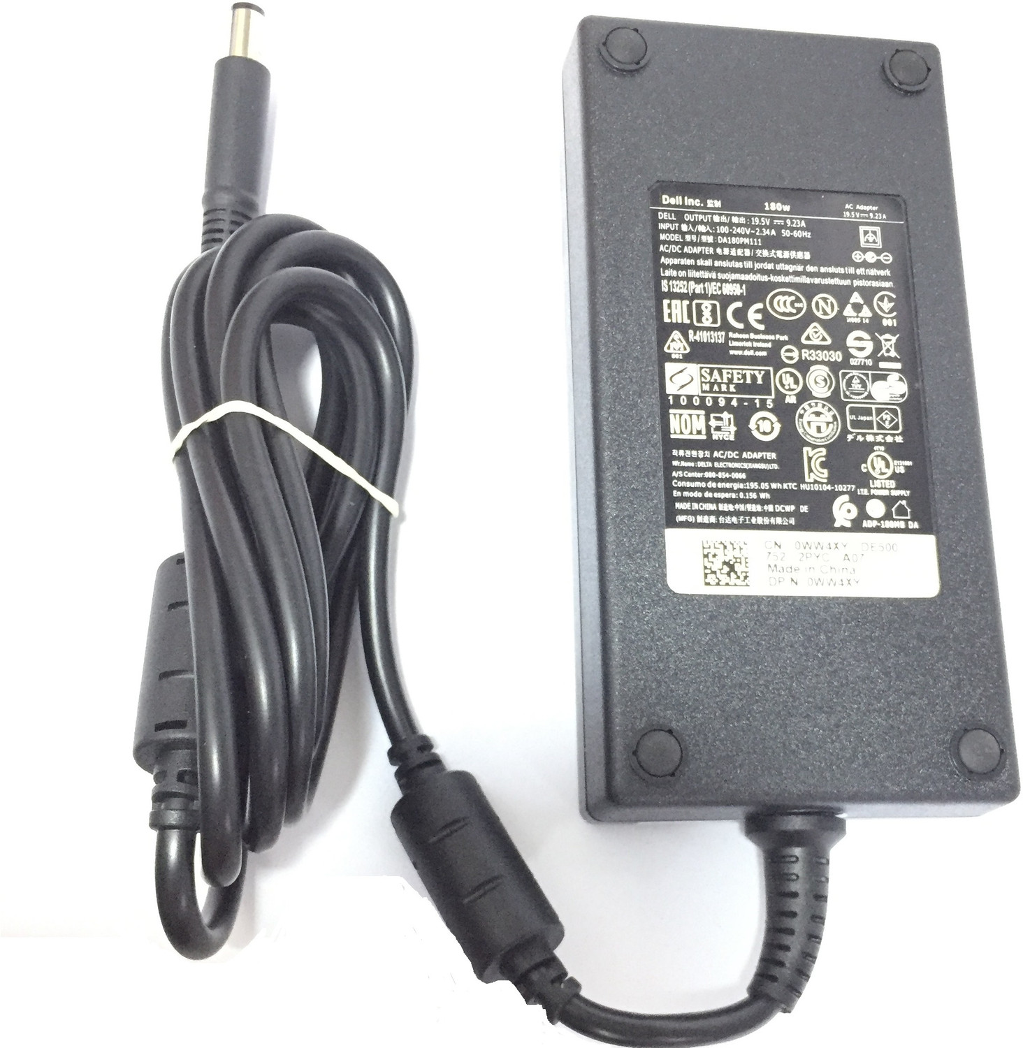 Image of DELL 19.5V-9.23A 180W 7.4*5.0 Big Pin Laptop Adapter Charger for Precision M4700 180 W Adapter