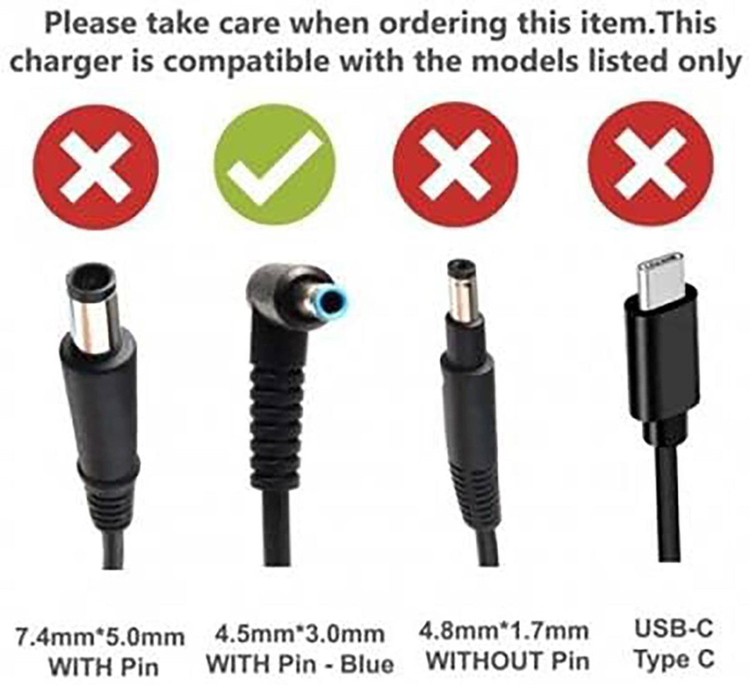 Image of LAPCARE ADAPTER FOR HP 65W WITH BLUE PIN 65 W Adapter