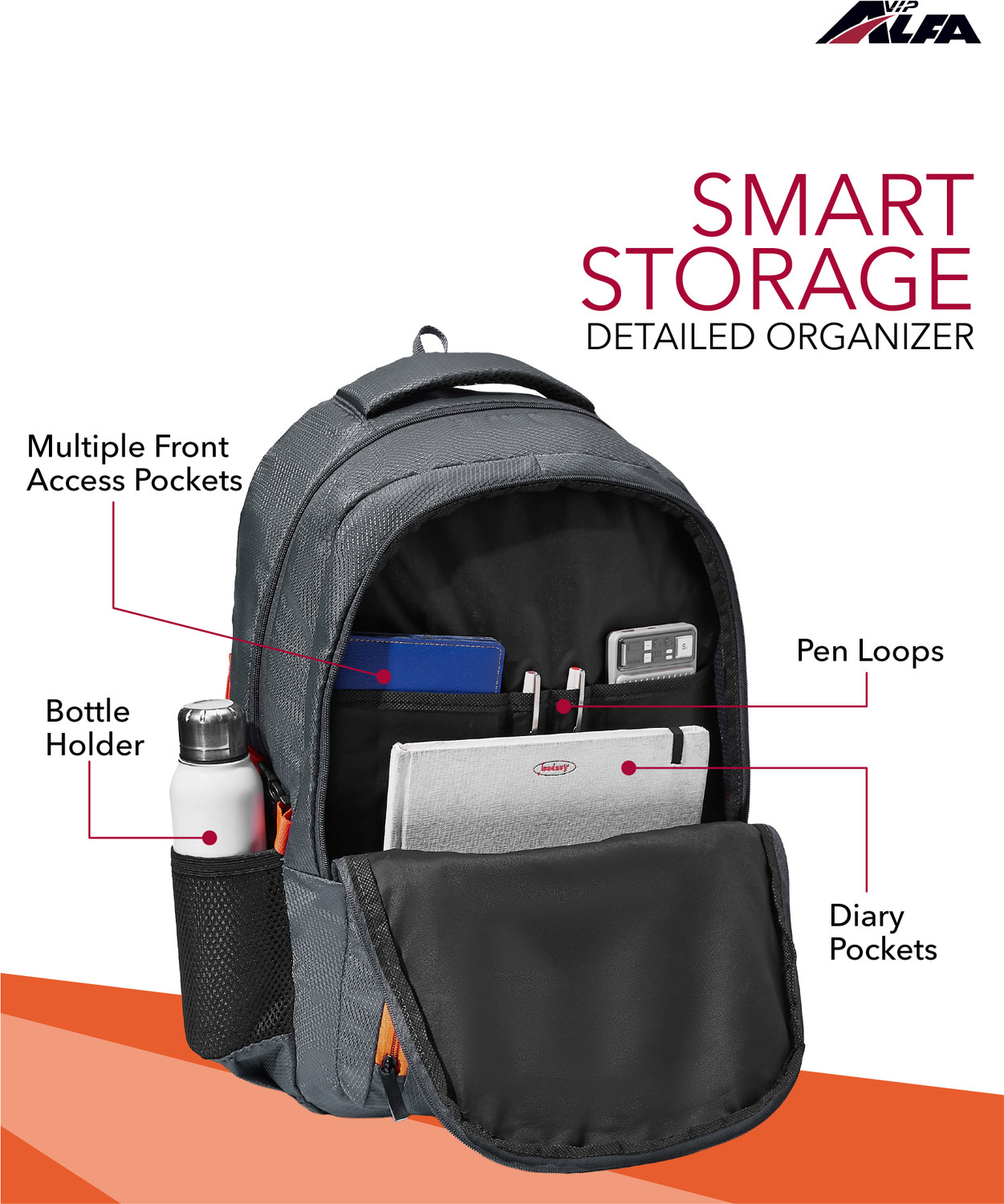 Image of ALFA by VIP 15 inch inch Laptop Backpack