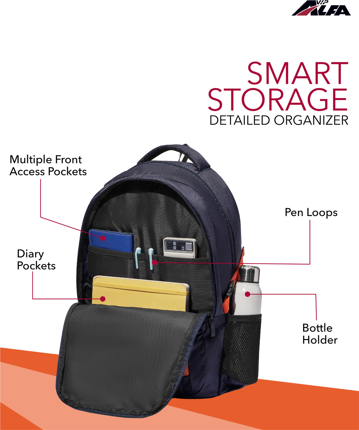 Image of ALFA by VIP 15 inch inch Laptop Backpack
