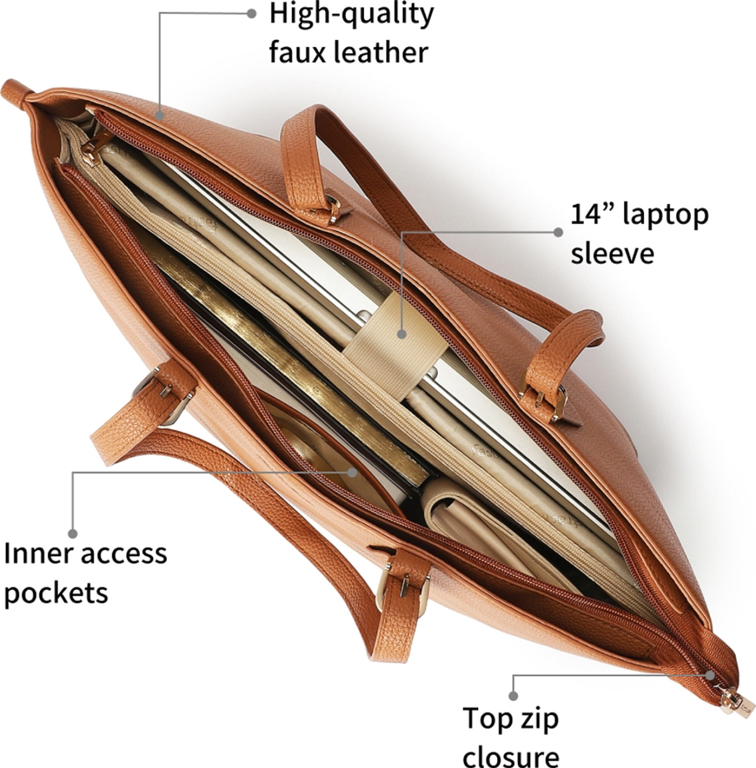 Image of Fastrack 14 inch inch Laptop Tote Bag