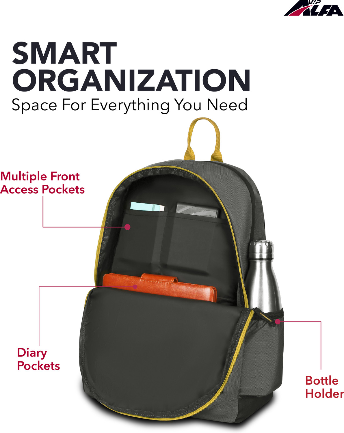Image of ALFA by VIP 15 inch Inch Laptop Backpack