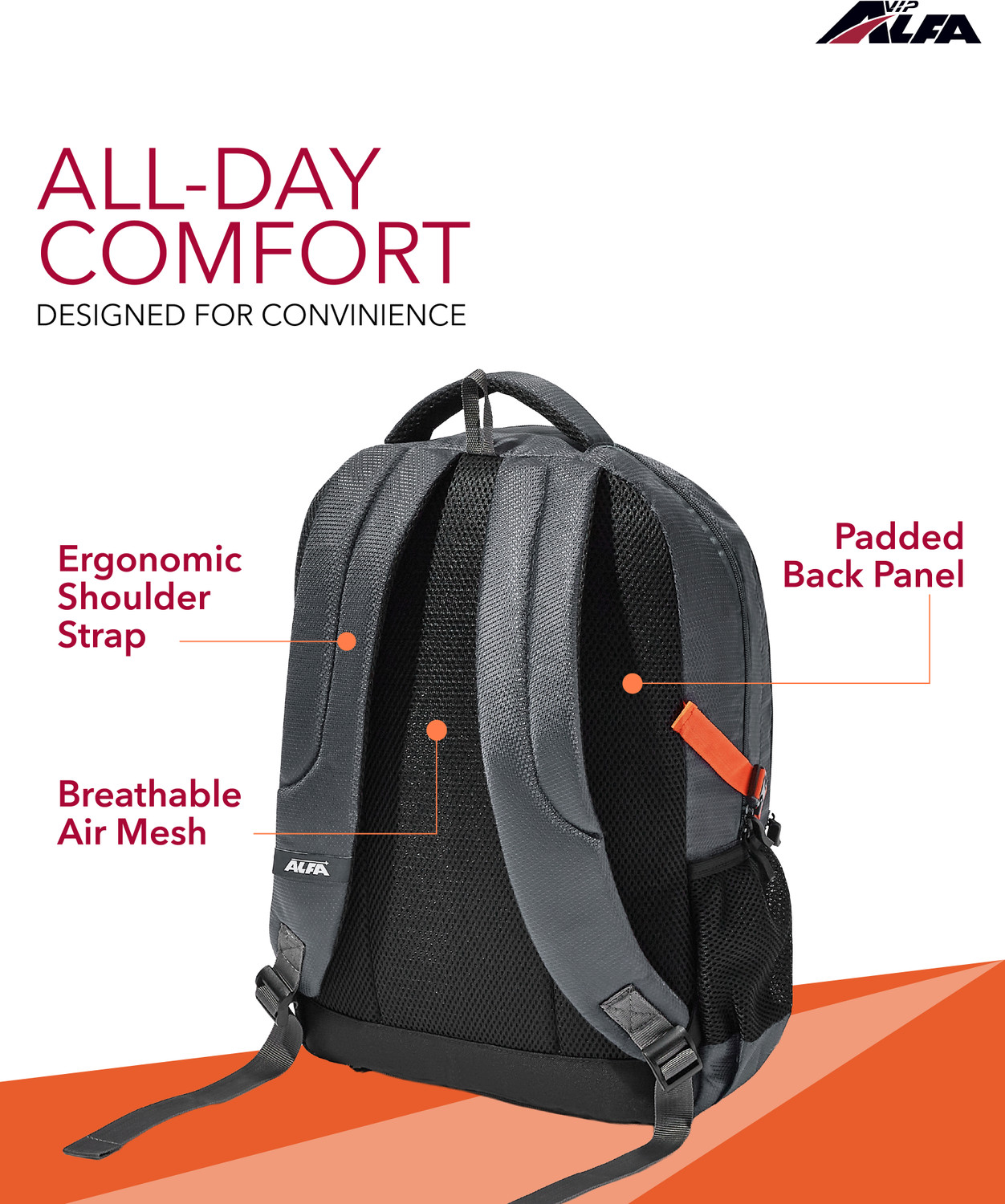Image of ALFA by VIP 15 inch inch Laptop Backpack