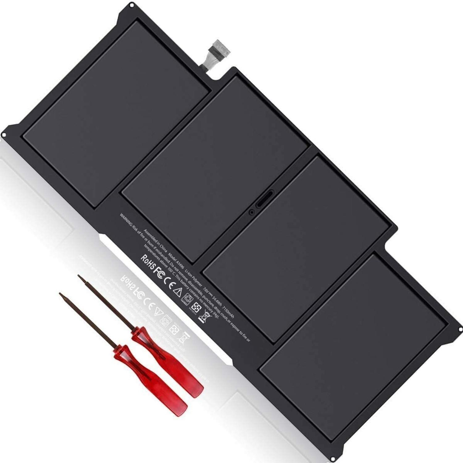 Image of WEFLY A1466 MB Air 13 inch A1466 Mid 2012, Mid 2013, Early 2014, Early 2015,2017) 2392 6 Cell Laptop Battery