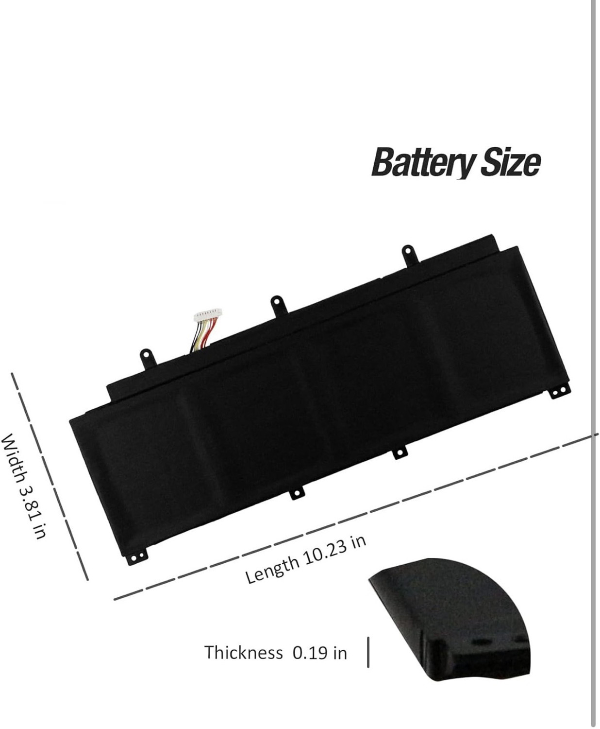 Image of HEIGER C41N2009 Laptop Battery for ROG Flow X13 GV301 GV301QC GV301QE GV301QH GV301RA GV301RC GV301RE PV301 PV301QH GV301QC-K6017 GV301QE-K5010T GV301QH-DS96 Series 0B200-03850000 4 Cell Laptop Battery