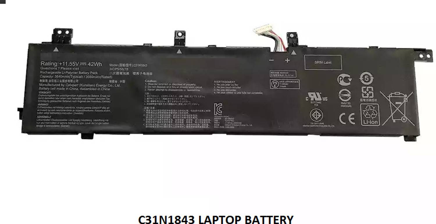 Original C31N1843 0B200-03430000 Laptop Akku Für ASUS VivoBook S14 S432 S432fa S432fl S15 S532 S532fa S532fl X432fa X532fl