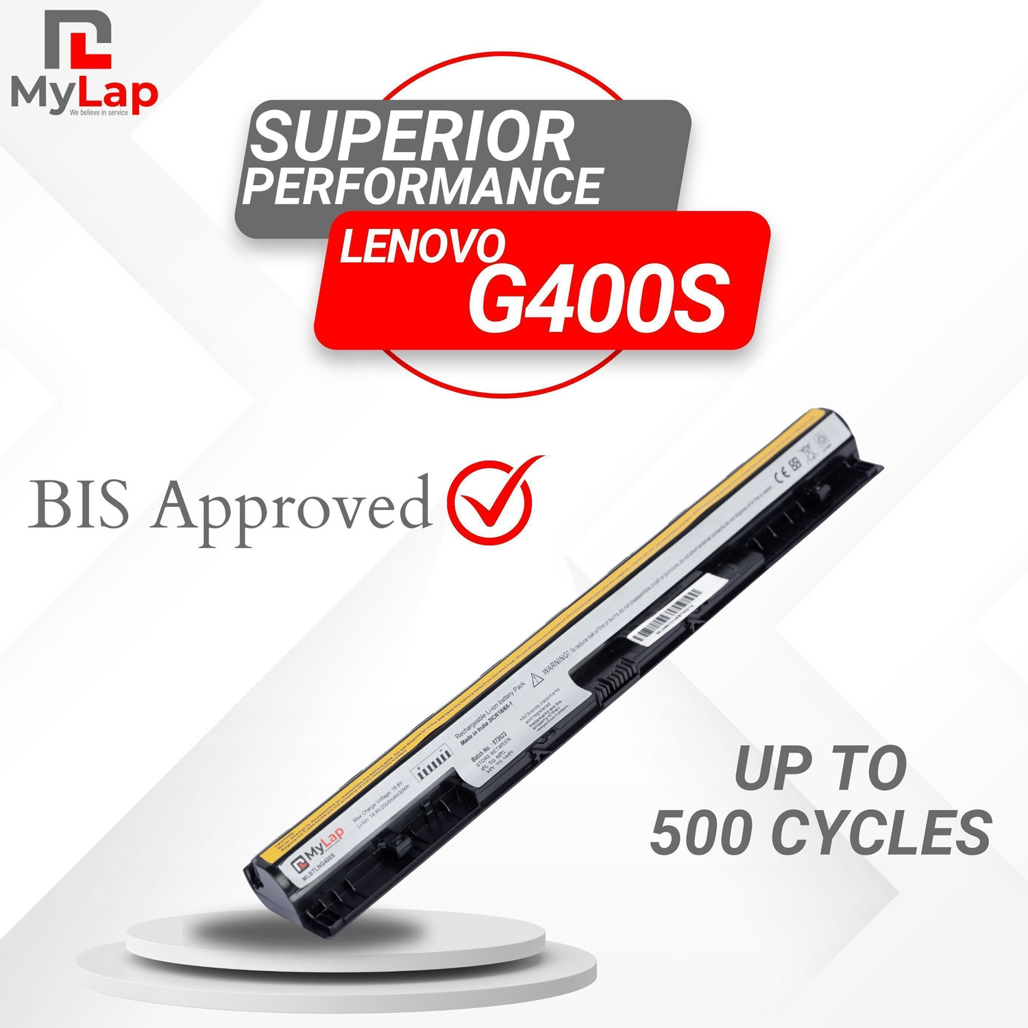 Image of mylap L12L4E01 L12M4E01 L12S4E01 L12L4A02 L12M4A02 L12S4A02 Laptop Battery for Lenovo G50 G50-30 G50-45 G50-70 G50-80 G50-80 G50 70 G7700-70 G70-80 G400s G500s G505s Z41-70 Z50-70 Z50-75 Battery 4 Cell Laptop Battery