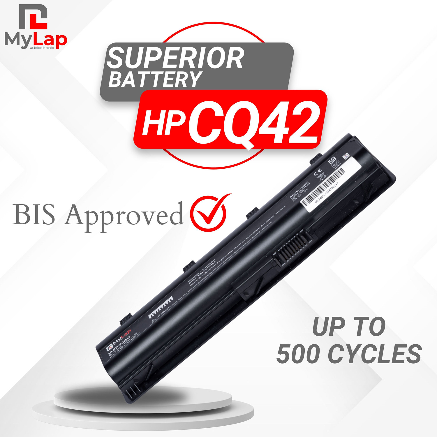 Image of mylap CQ42 High Performance HP Laptop Battery MU06 MU09 Spare 593553-001 593554-001 636631-001 584037-001 593550-001 593562-001 Laptop Battery HP Compaq Presario CQ42 CQ56 CQ57 CQ62 Pavilion G7 G6 G4 DM4 6 Cell Laptop Battery