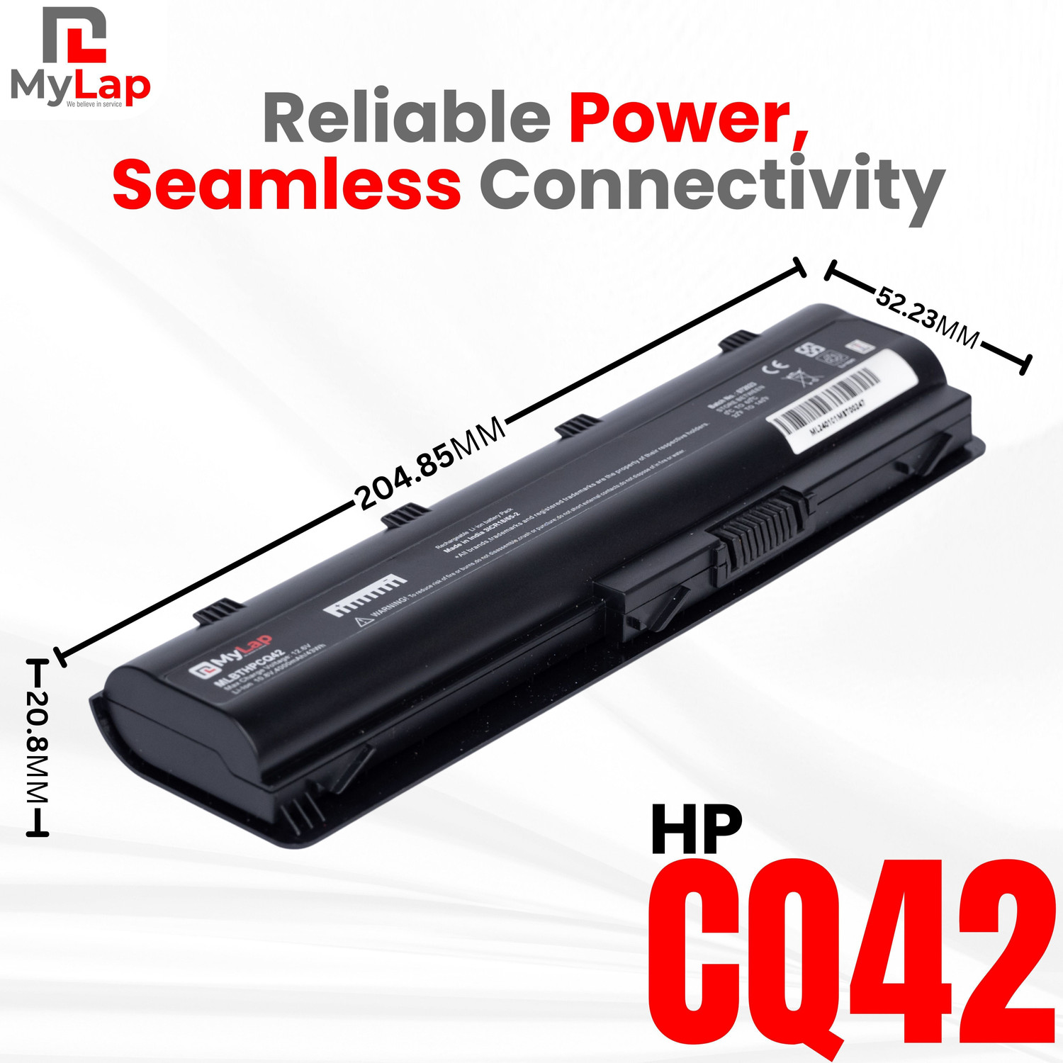 Image of mylap CQ42 High Performance HP Laptop Battery MU06 MU09 Spare 593553-001 593554-001 636631-001 584037-001 593550-001 593562-001 Laptop Battery HP Compaq Presario CQ42 CQ56 CQ57 CQ62 Pavilion G7 G6 G4 DM4 6 Cell Laptop Battery