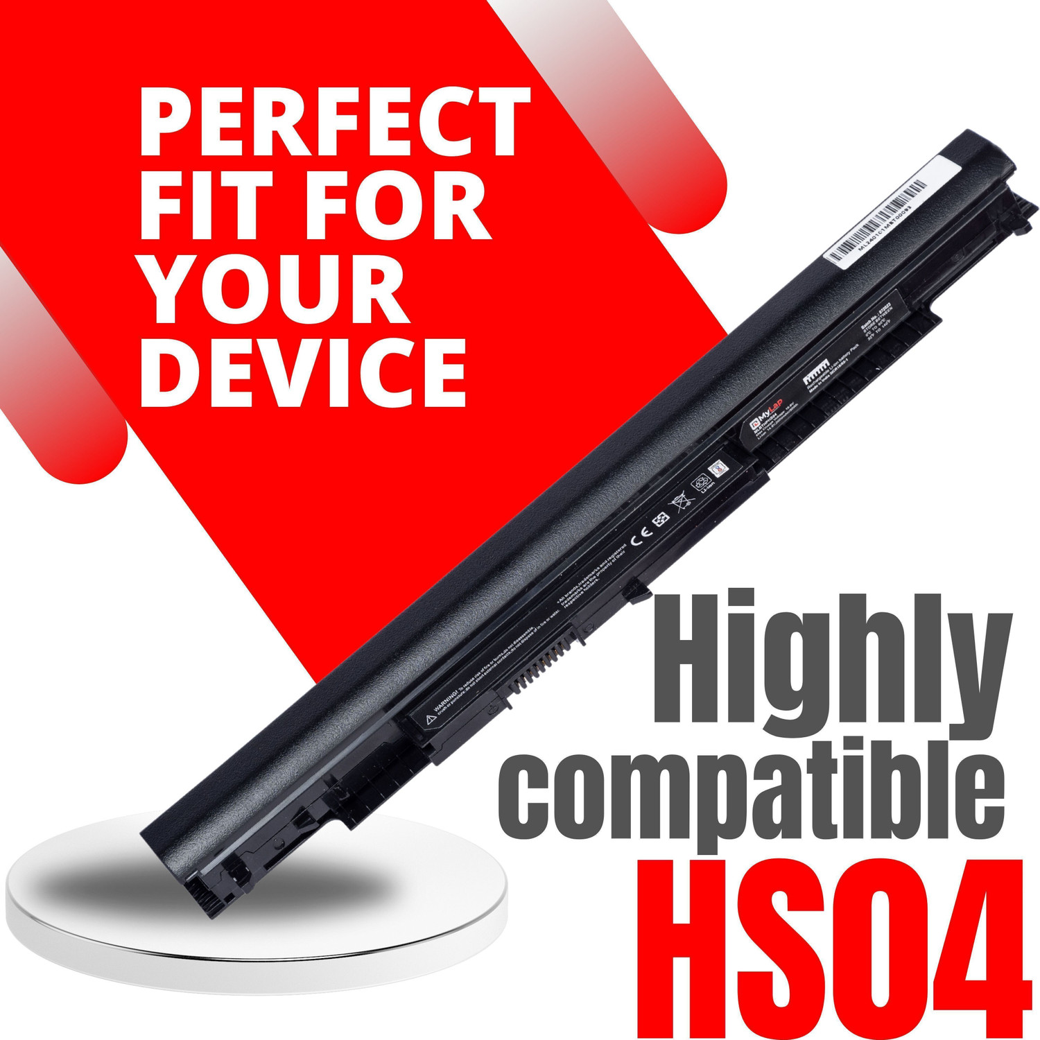 Image of mylap HS04 HP Laptop 4 Cell Laptop Battery