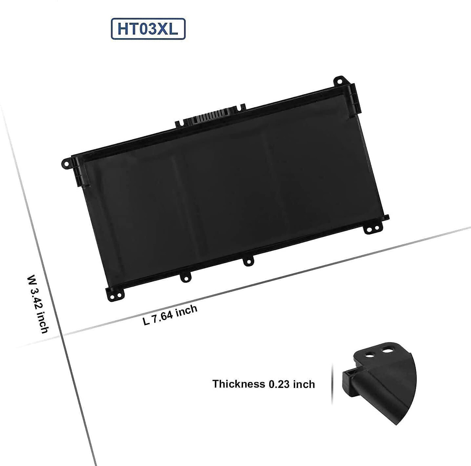 Image of Maxelon Battery For HT03XL HP Laptop Battery Compatible with Hp Pavilion 14 6 Cell Laptop Battery