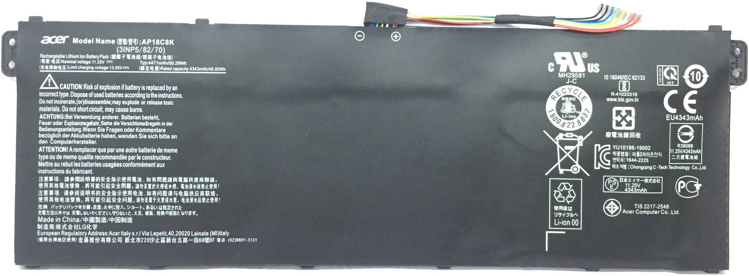 Acer AP18C8K LAPTOP BATTERY FOR Aspire 5 A514-52 Chromebook 314