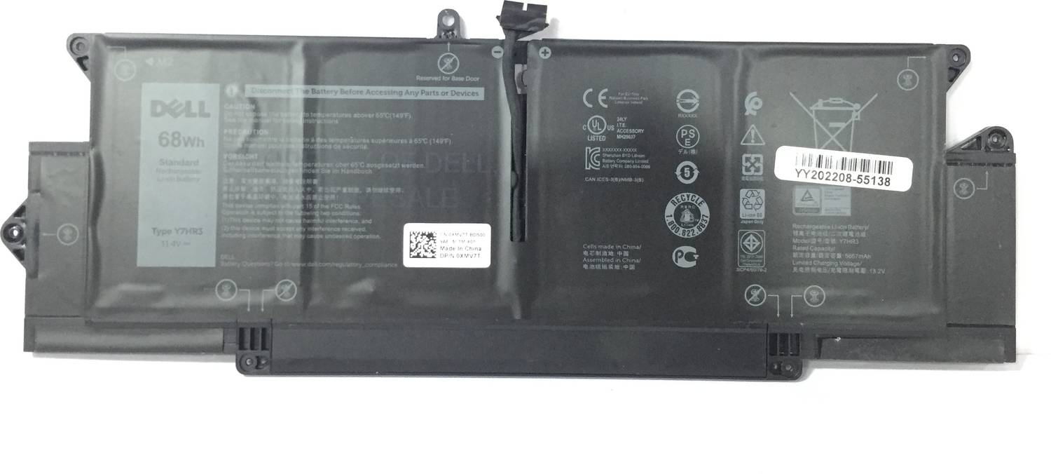 DELL Y7HR3 68WH Laptop battery for Latitude 7410 Laptop Battery 6