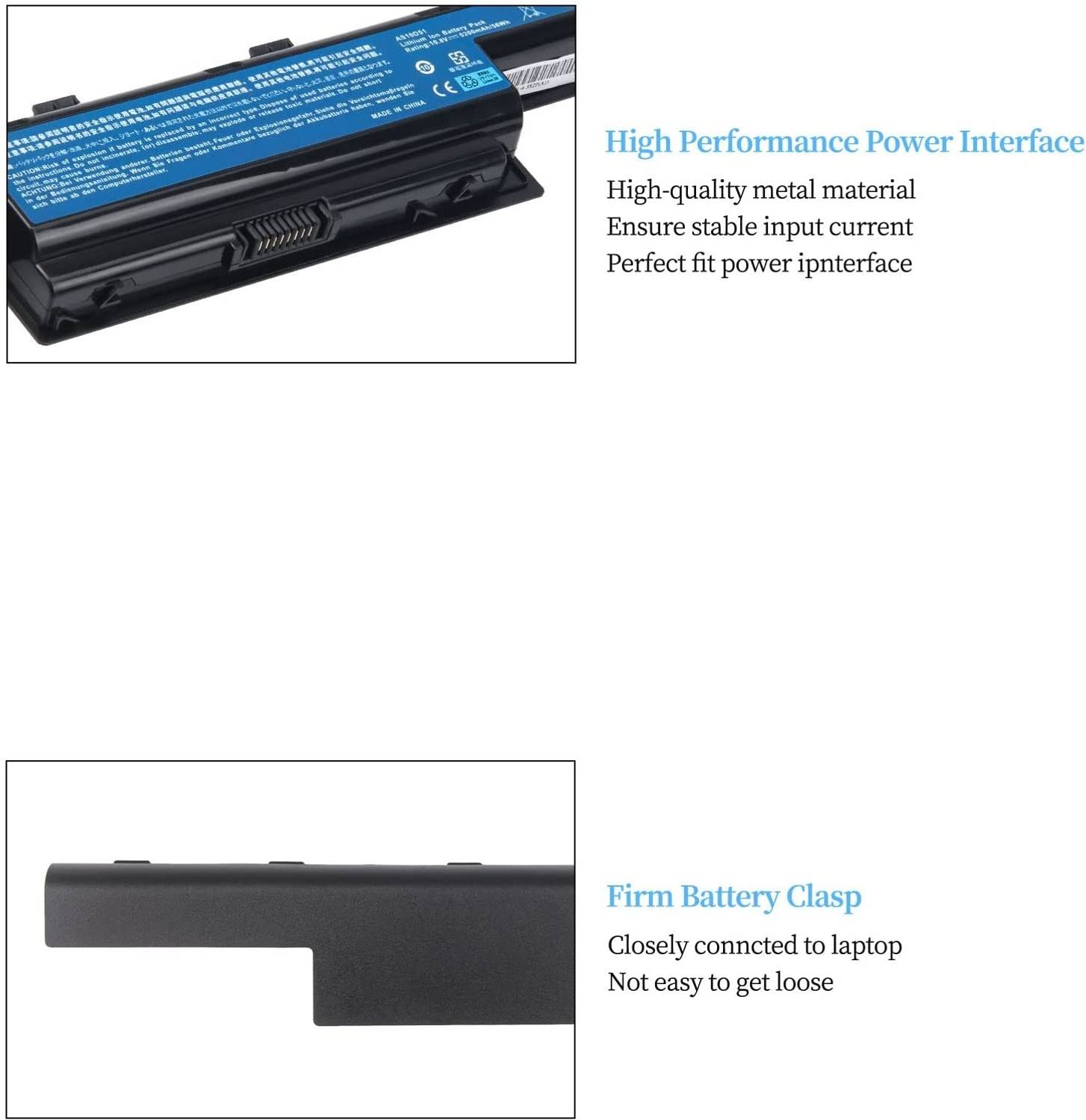 Battery for AS10D31 AS10D51 AS10D75 Acer Aspire 5551 7741 5AS10D41 AS10D61 4551