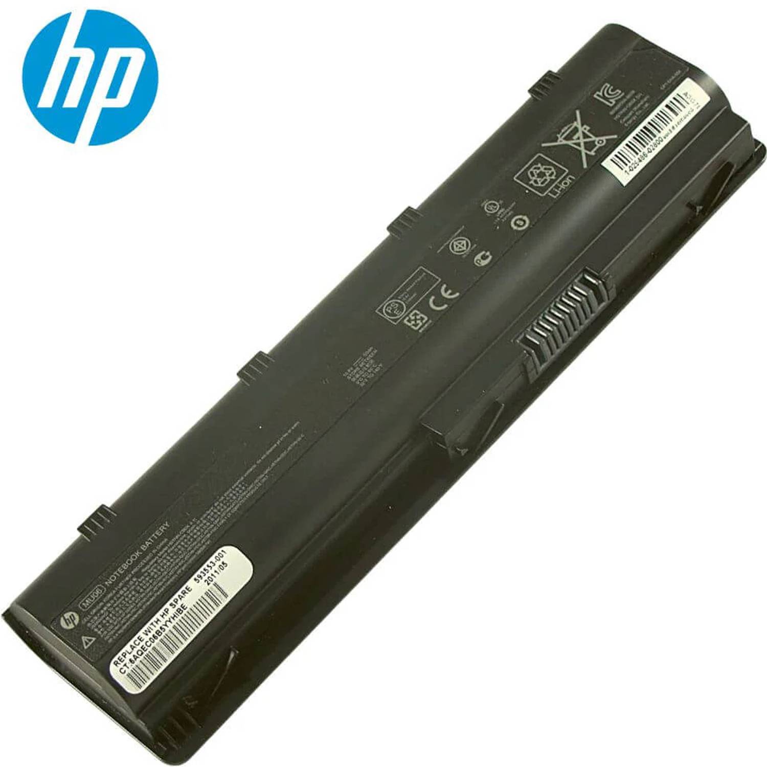 HP 593553-001 6 Cell Laptop Battery - Image 1