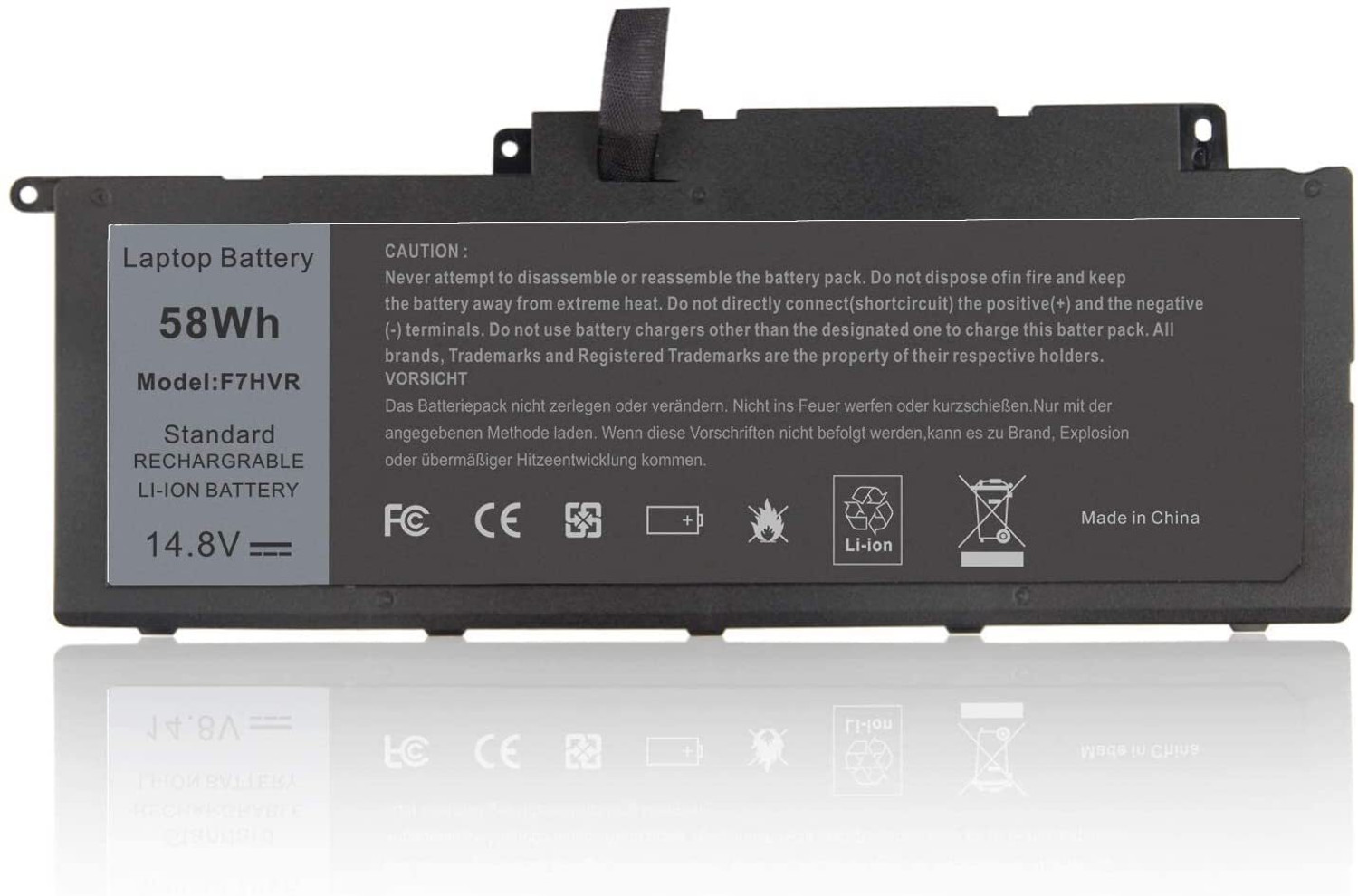 Image of WEFLY F7HVRLaptop Battery Compatible for dell Inspiron 15 7537 Series 4 Cell Laptop Battery