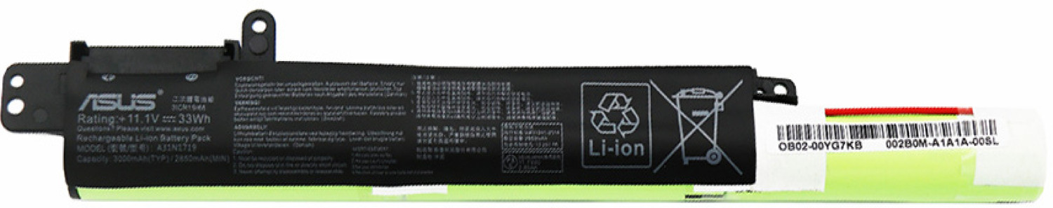 Image of ASUS A31N1719 Laptop Battery for X507LA X507UA X507UB X507UF 3 Cell Laptop Battery