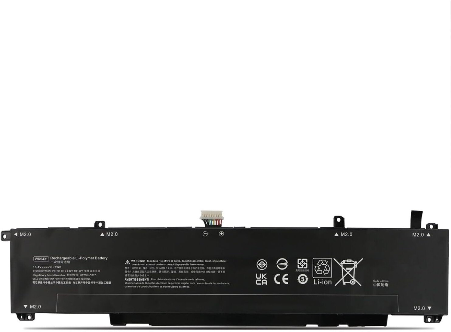 Image of HP WK04XL | Victus 15-FA 15-FB 16-D 16-E Series & OMEN 16-B 16-C Series | 15.4V 70.07Wh / 4323mAh 4-Cell Li-ion Internal Battery 4 Cell Laptop Battery