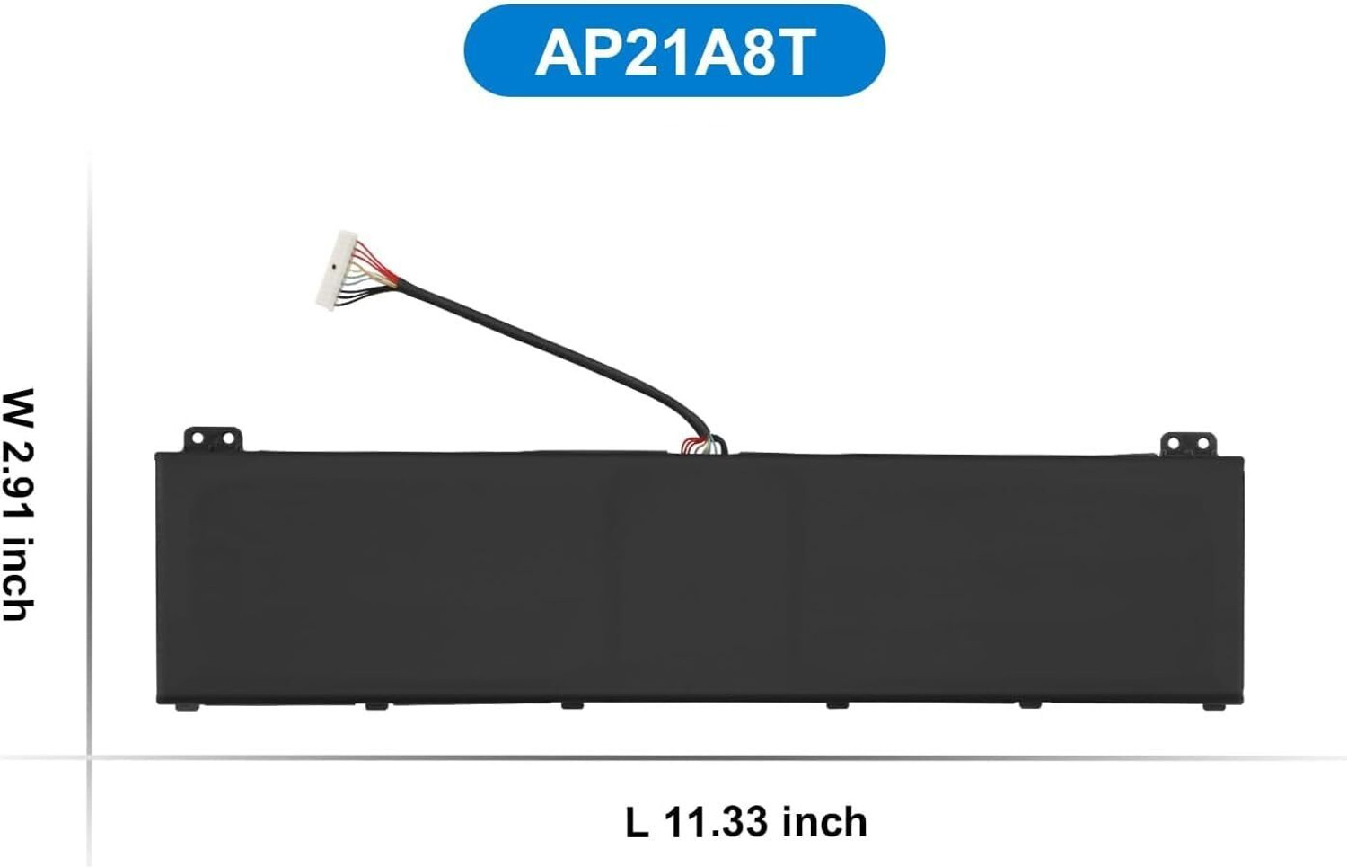 Image of Acer AP21A8T AP21A7T AP21A5T Original Laptop Battery for Predator Helios 300, Helios 16, Helios 18, Nitro 5 AN517-55, Nitro 16, Nitro 17 | 15.4V 90.61Wh 4-Cell Li-Polymer Rechargeable Battery 4 Cell Laptop Battery