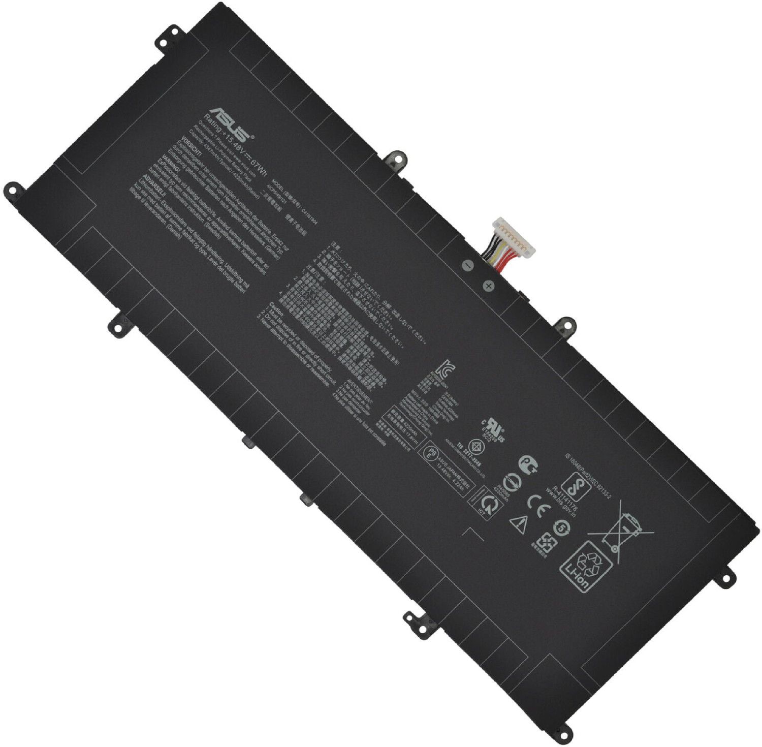 Image of ASUS C41N1904 Battery For BX325JA,BX425JA,UM425IA,UX325JA,UX363JA,UX393EA,UX393JA,UX425EA,UX425IA,UX425JA Series,ZenBook 14 UX425EA-BM024T,ZenBook 14 UX425EA-WB711R 4 Cell Laptop Battery