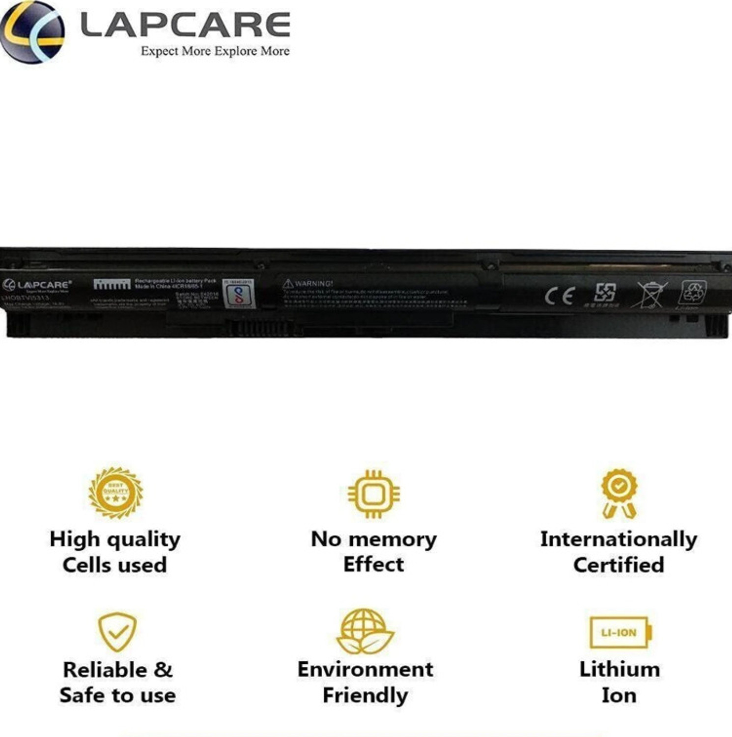 Image of LAPCARE VI04,Battery for ProBook 440 G2 450 G2, Envy 14 15 17 Series 4 Cell Laptop Battery
