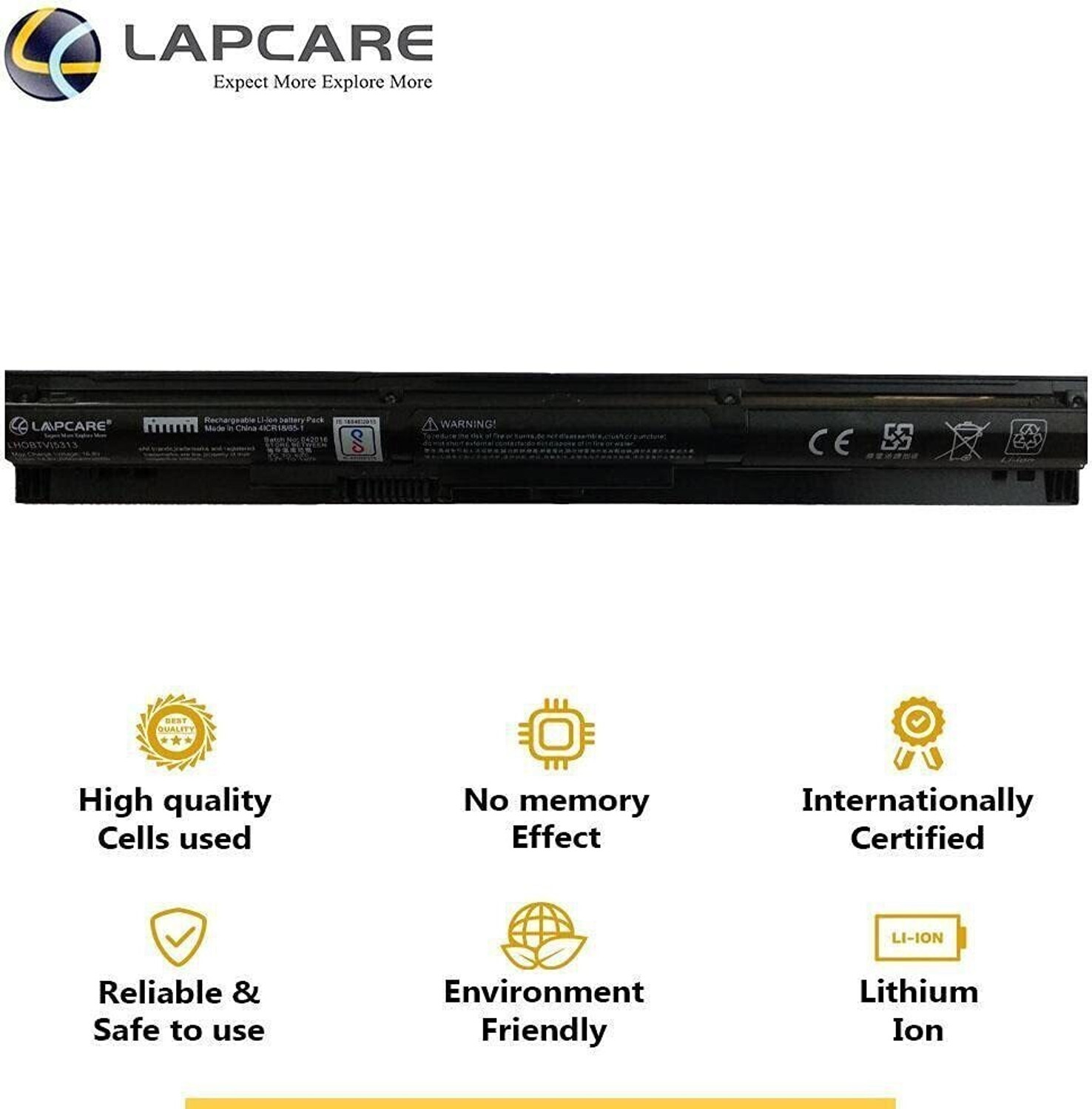 Image of LAPCARE LAPTOP BATTERY FOR VI04, Q143TPN-Q144 VI04 CLVI04XL 4 Cell Laptop Battery