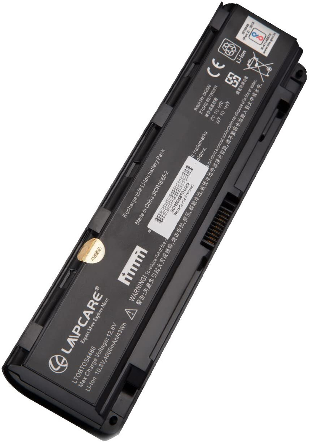 Image of LAPCARE C850 6 Cell Laptop Battery