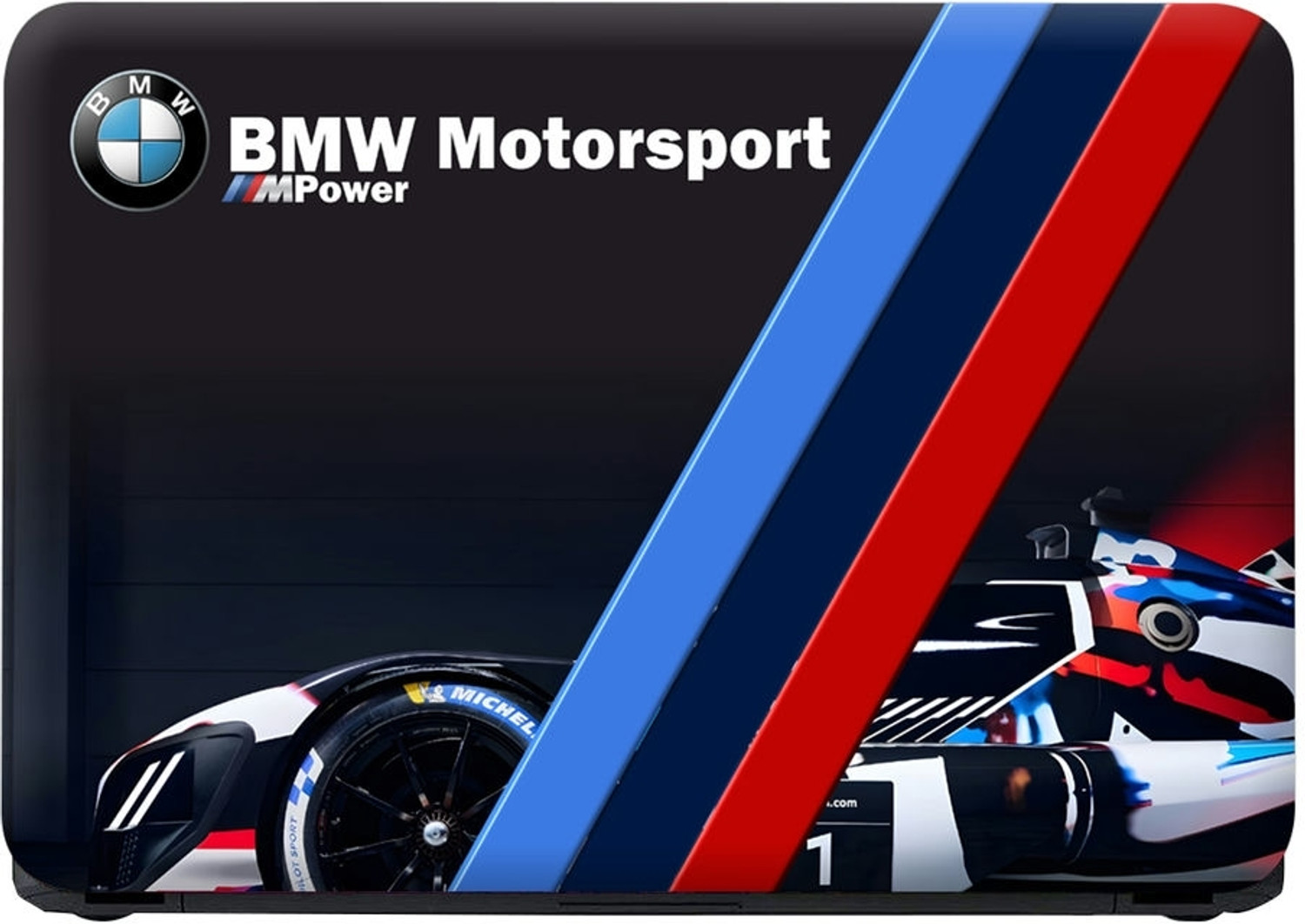 Image of Techfit Full Body Laptop Skin for Laptops Upto 15.6 Inch - Formula One FO8 HD Sticker No Residue Removable Self Adhesive Vinyl Reusable Laptop Skin Compatible for 16.5 inch