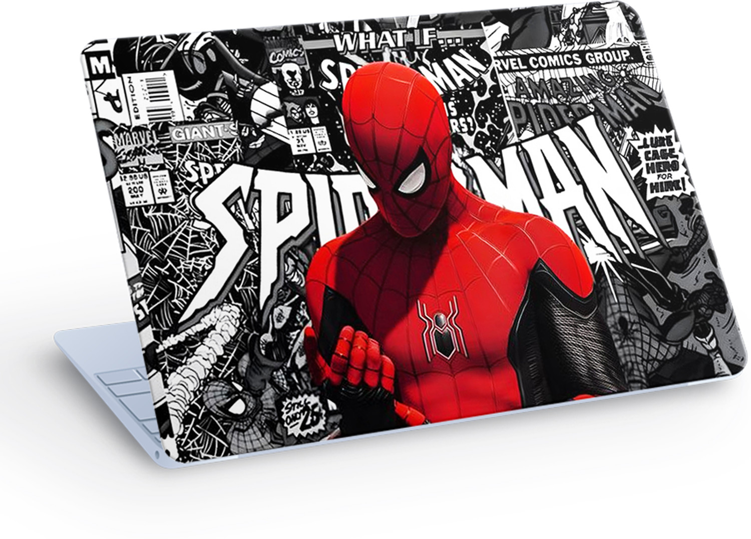 Image of Inkykart D209 Full Panel Vinyl Laptop Skin /Sticker /Cover Laminated-Removable-HD Quality. vinyl Laptop Skin Compatible for 15.6 inch