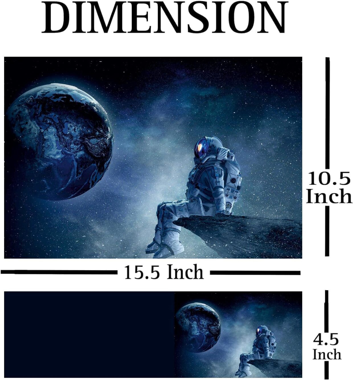 Image of Skinny Full Laptops Skin Bubble-Free HD Quality Sticker FBD 13-Space Galaxy Printing Vinyl Reusable Laptop Skin Compatible for 15.6 inch
