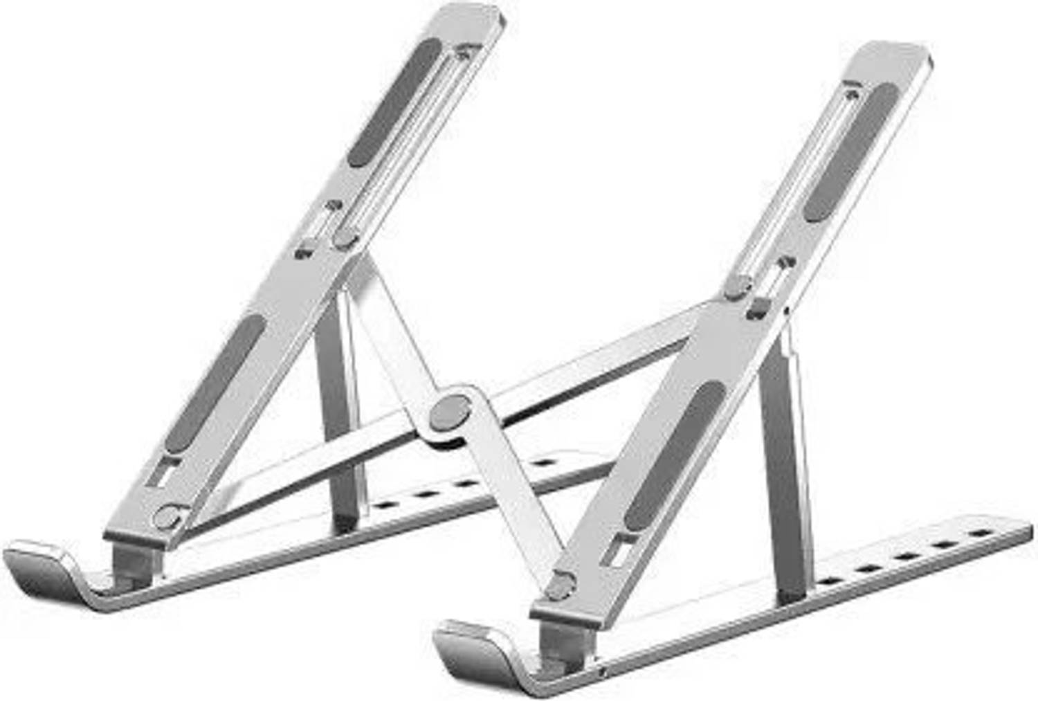 Raptor Aluminum Alloy Adjustable, Portable, Foldable, Ergonomic, Tablet Laptop Stand_01 Aluminium Laptop Stand with Adjustable Height Compatible with Universal Laptops