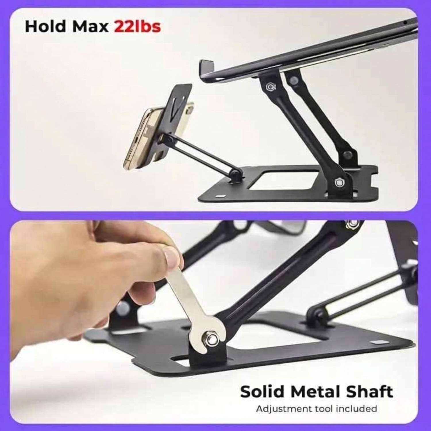 AAMS Laptop Stand for Desk Use - Image 3