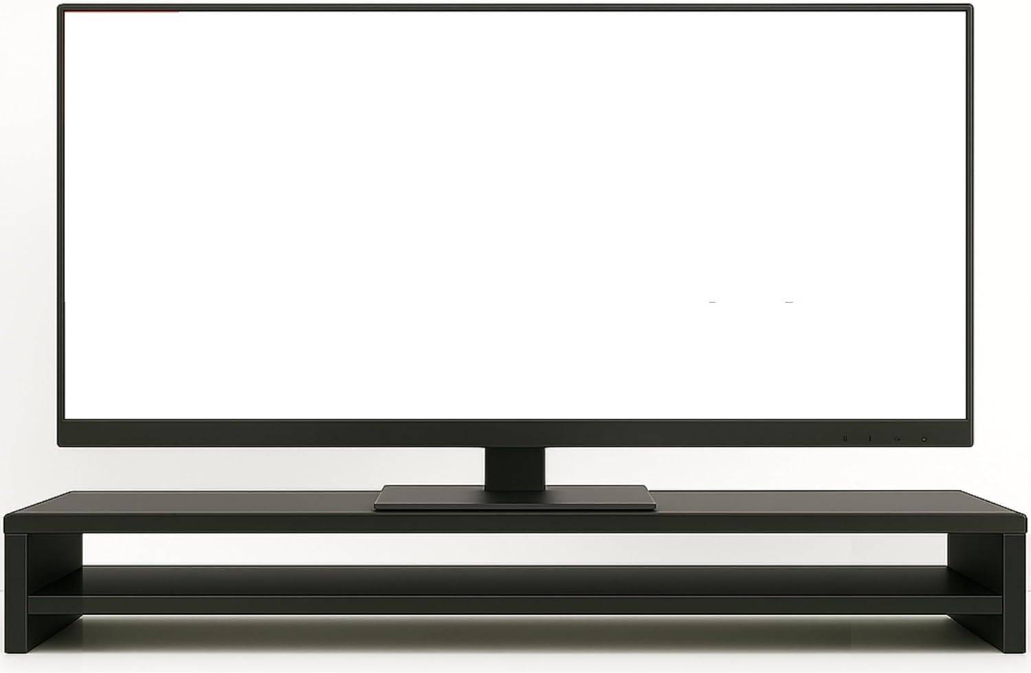 UniShop monitor riser Wooden Monitor Stand Riser Wooden Laptop Stand Compatible with Universal Laptops