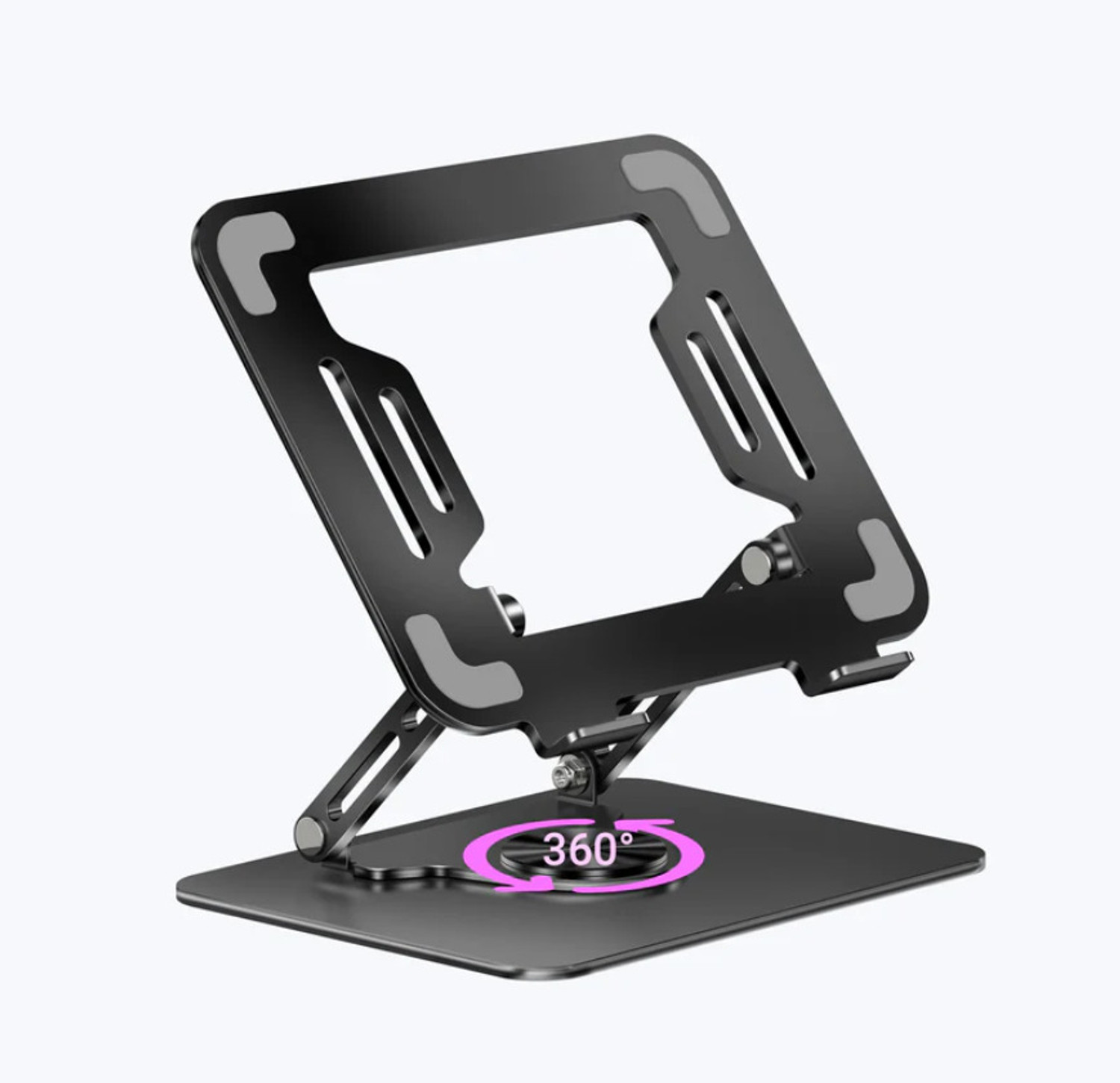 Image of ZEBRONICS NS3000 PRO NS3000 PRO Carbon Steel Rotatable Laptop Stand Compatible with 40 - 44cm Laptops