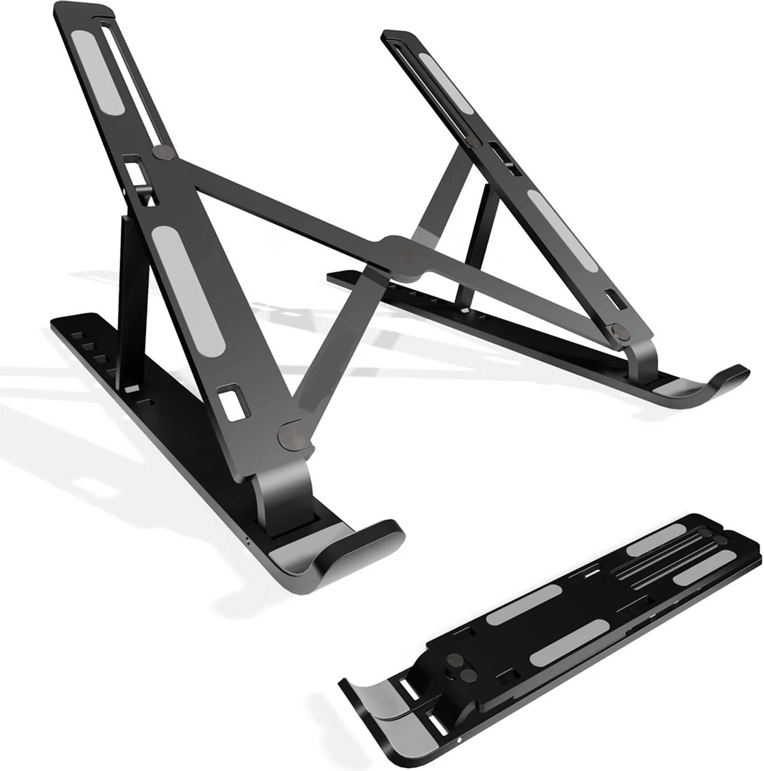 GEONIX Trek T3 GXT3 Aluminium Laptop Stand with Adjustable Height Compatible with Universal Laptops